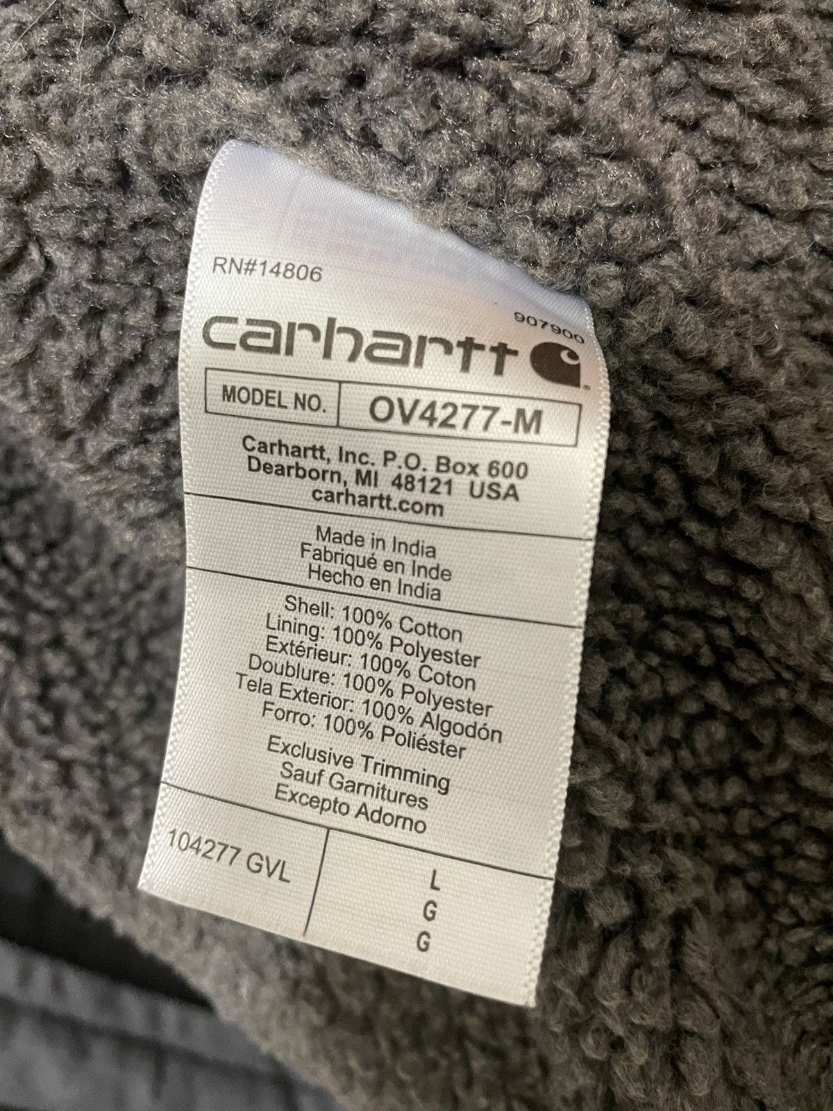 Carhartt Carhartt Sherpa-Lined Vest Size US L / EU 52-54 / 3 - 5 Thumbnail