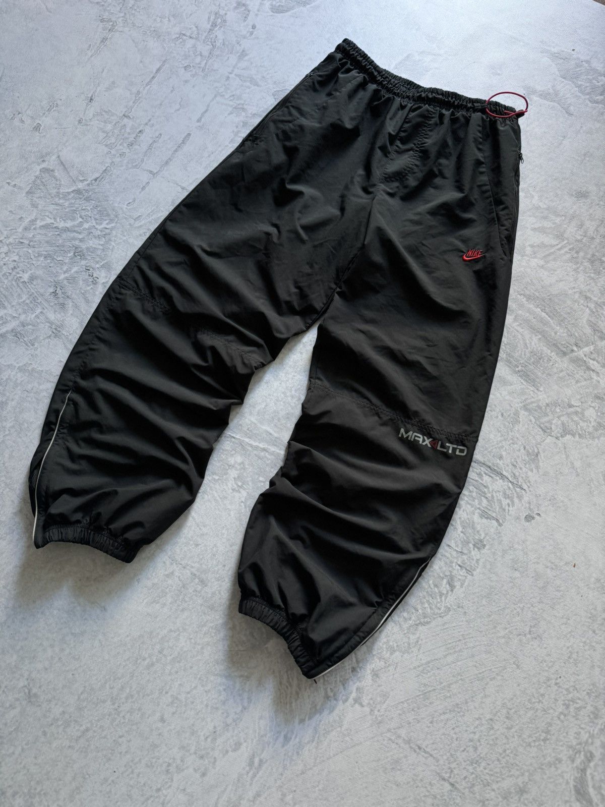 Nike × Vintage 00s Nike Vintage Nylon Airmax Joogers Pants Y2K Baggy Drill Size US 32 / EU 48 - 3 Thumbnail
