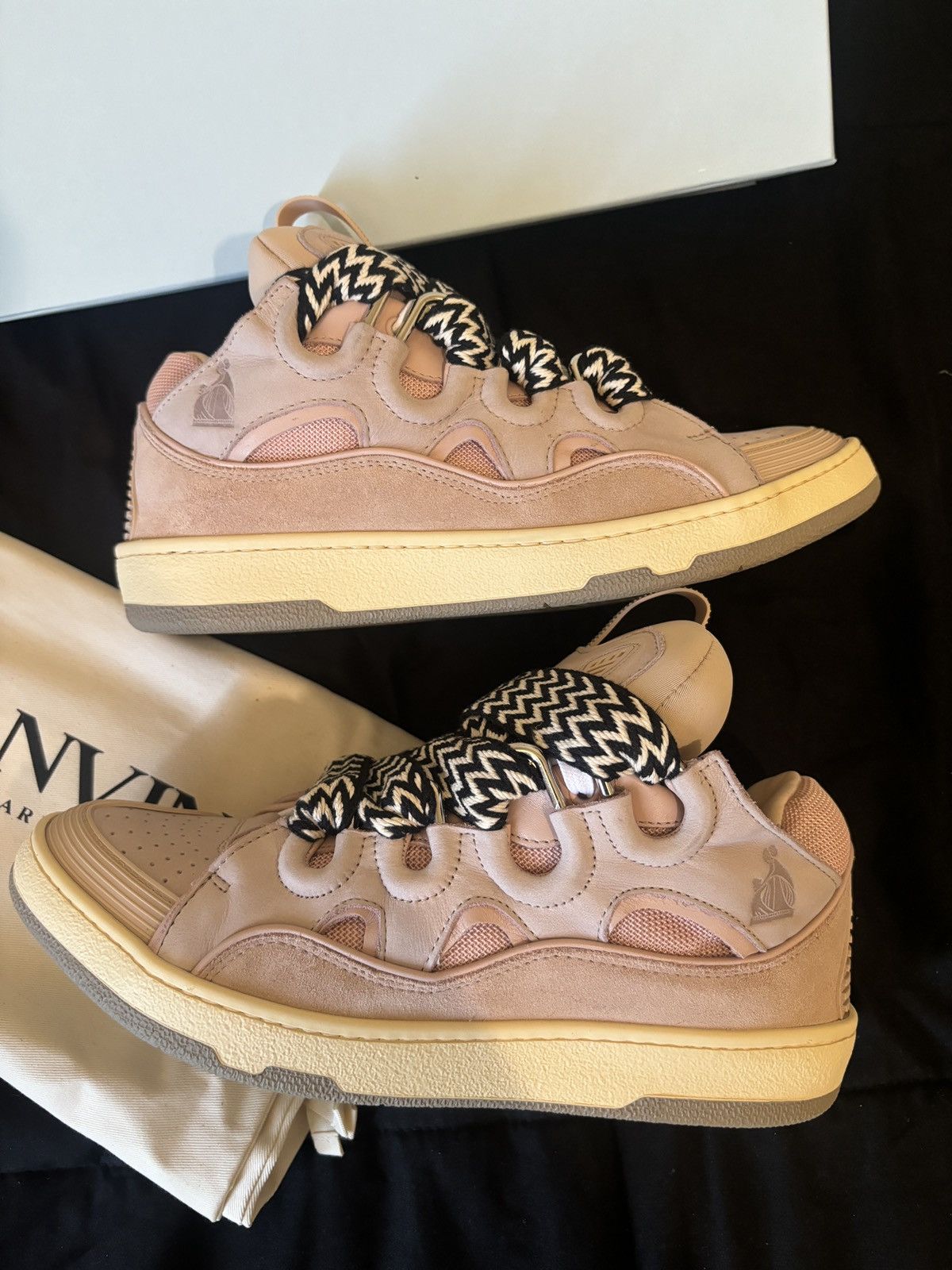 Lanvin Lanvin curb sneaker in pink size 43 / 10 us men Size US 10 / EU 43 - 4 Thumbnail