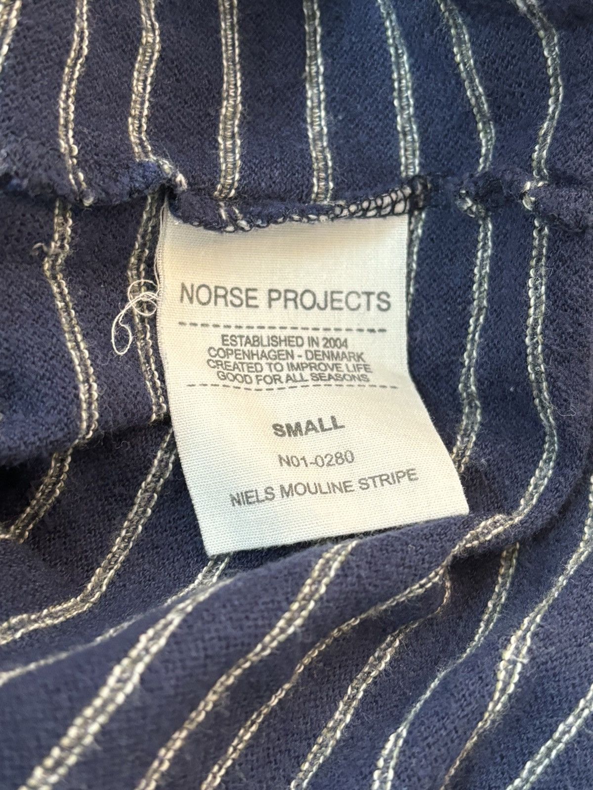 Norse Projects Norse Projects Niels Stripe T-shirt size S Size US S / EU 44-46 / 1 - 4 Thumbnail