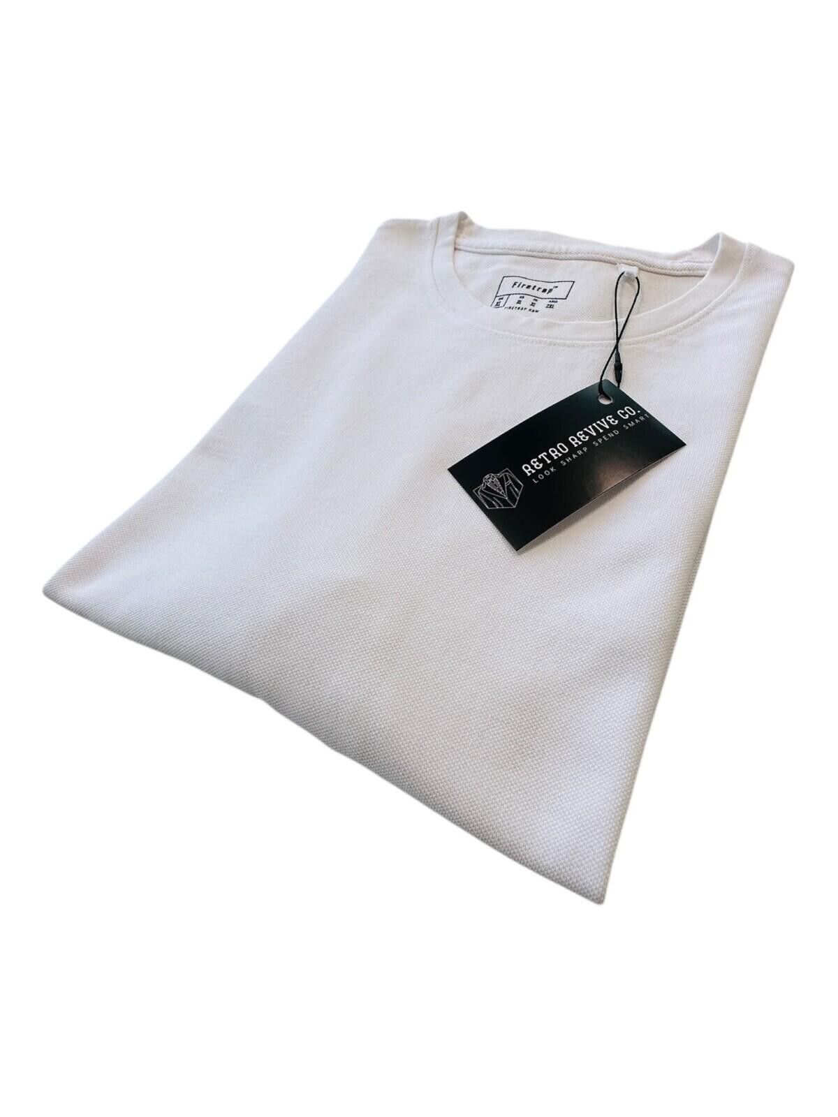 Firetrap Firetrap T-Shirt Men's UK Size XL White Short Sleeve Size US XL / EU 56 / 4 - 1 Thumbnail