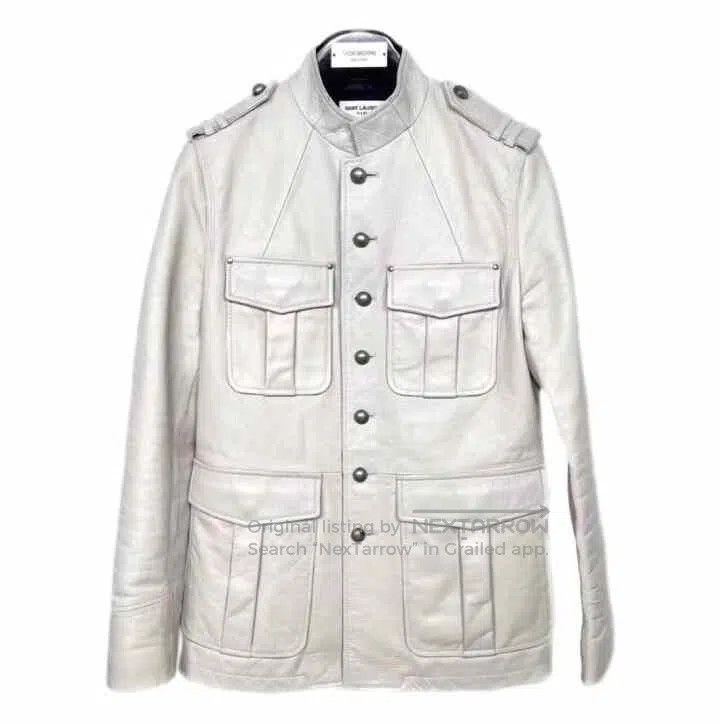 Saint Laurent Paris Yves Saint Laurent Leather Jacket. Size US M / EU 48-50 / 2 - 1 Thumbnail