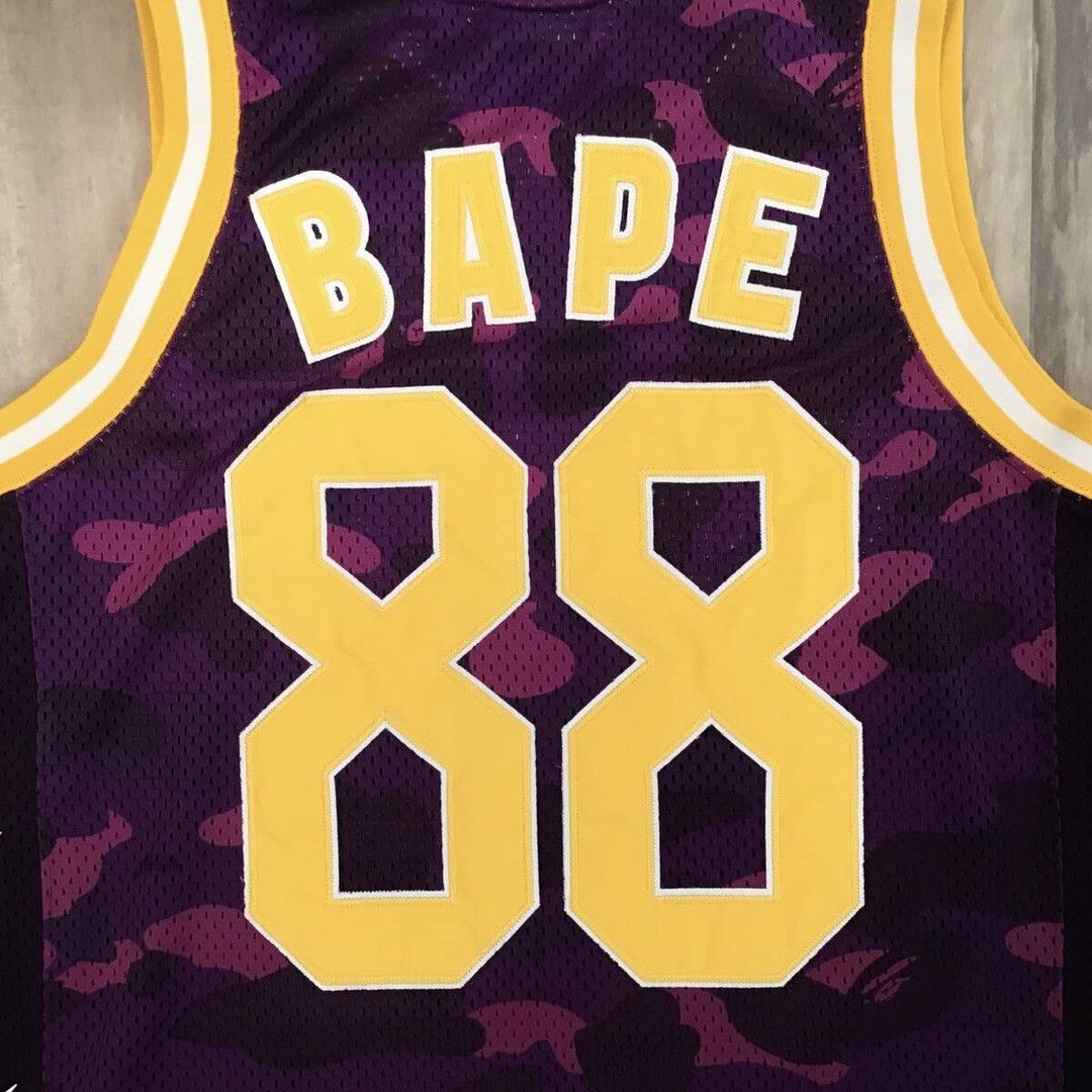 Bape BAPE STA Purple camo basketball tank top a bathing ape Size US M / EU 48-50 / 2 - 4 Thumbnail