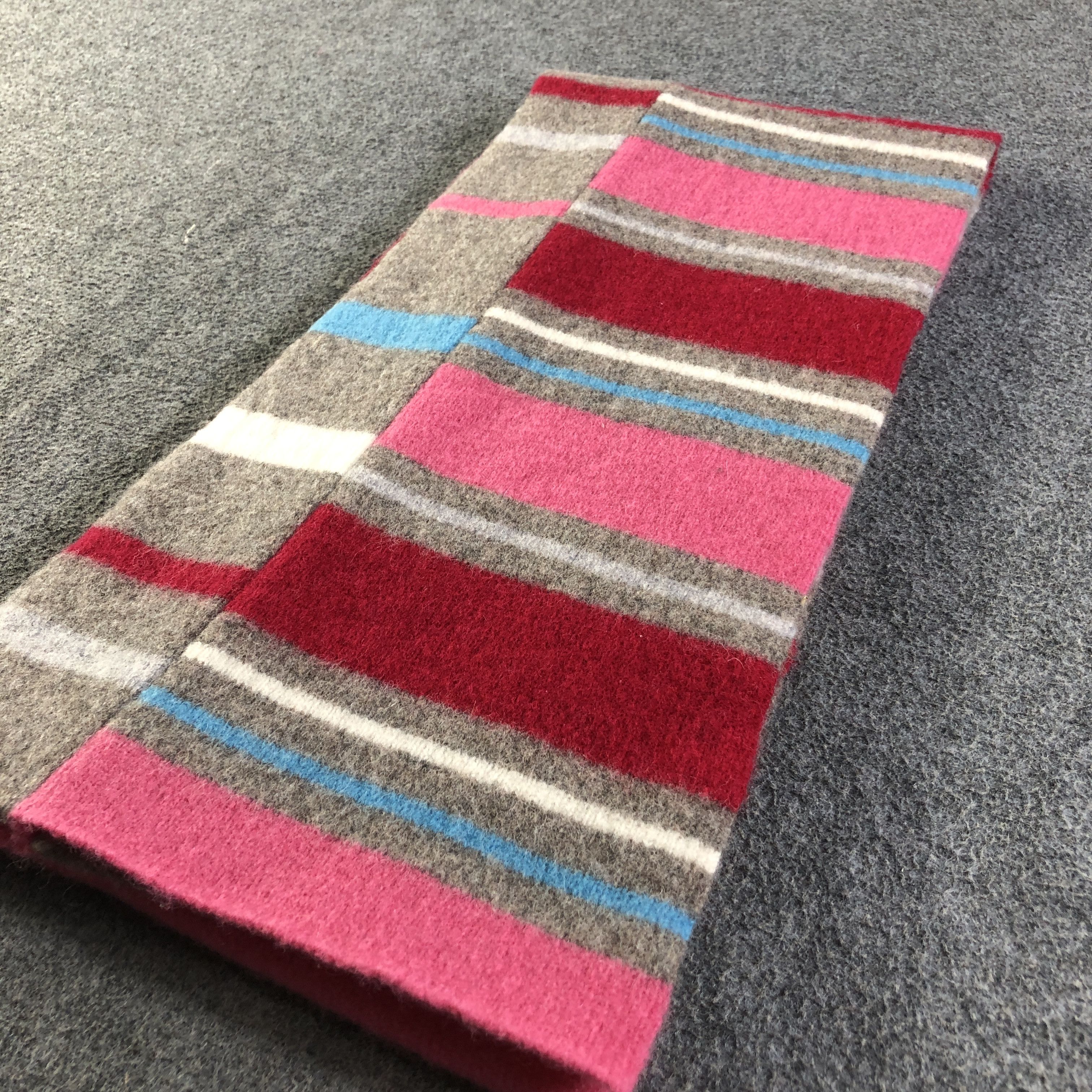 Vintage Glen Prince Striped Wool Scarf Muffler V2709 Size ONE SIZE - 3 Thumbnail