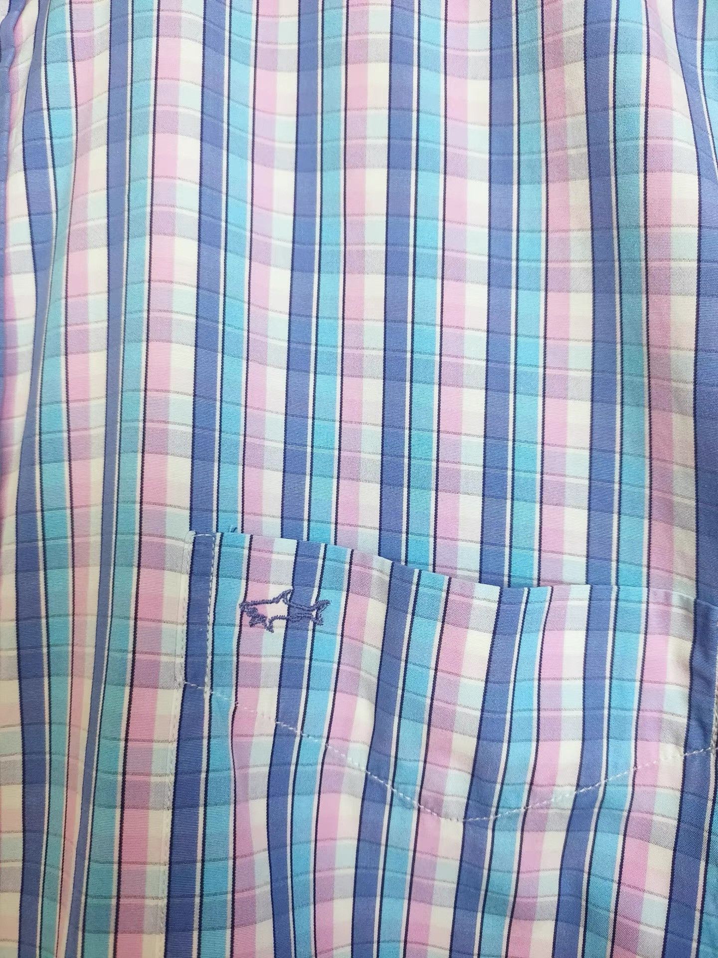 Paul & Shark Paul&shark Men's Casual Plaid Short Sleeve Shirt K29 Size US L / EU 52-54 / 3 - 5 Thumbnail