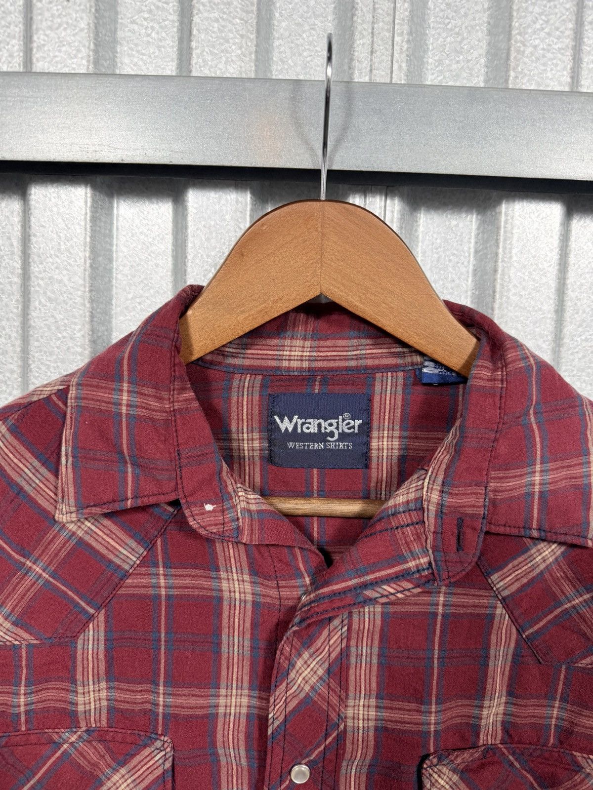 Wrangler Vintage Wrangler Pearl Snap Western Plaid Button Up Shirt Size US M / EU 48-50 / 2 - 6 Thumbnail