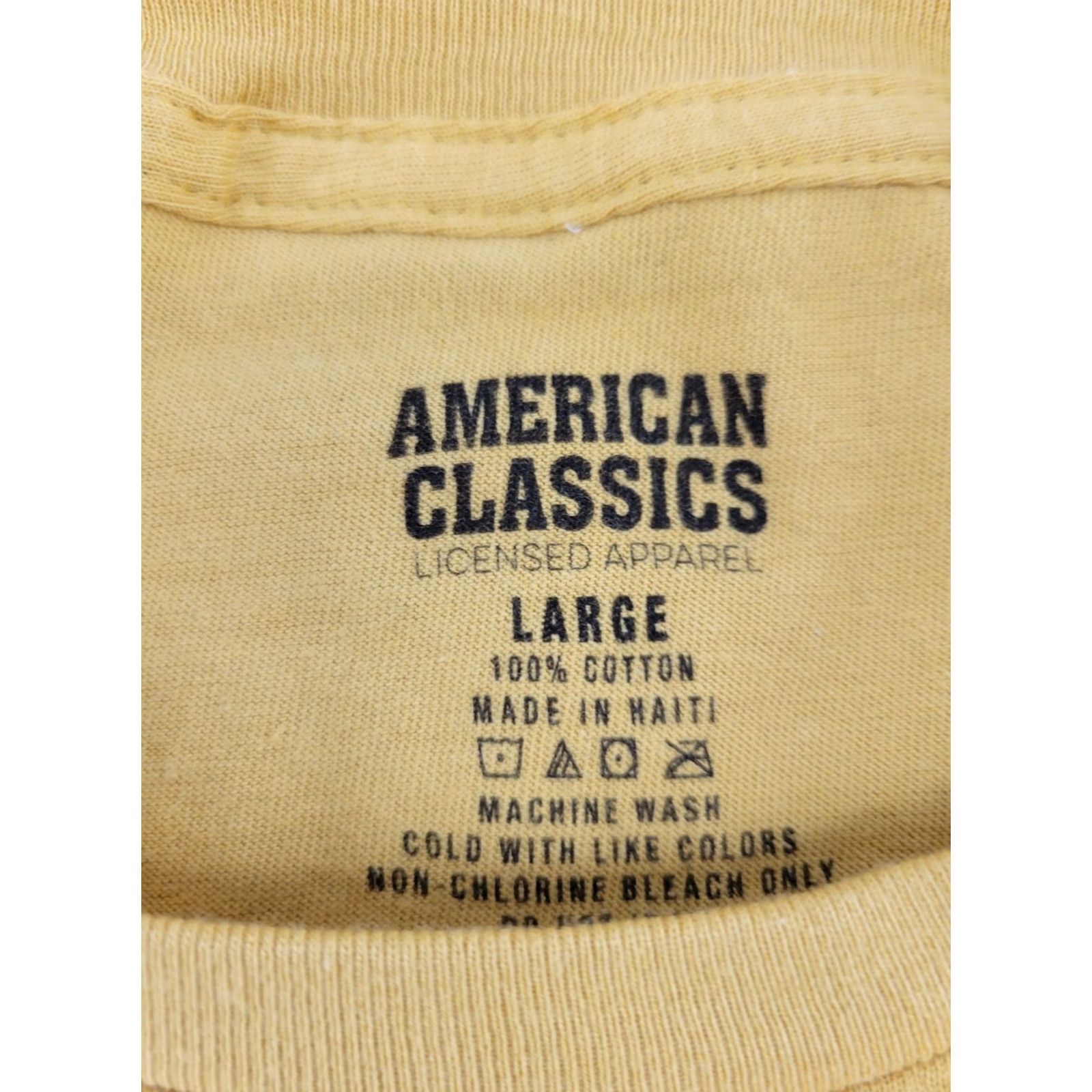Vintage Halloween Night He Came Home Men's Yellow T Shirt Size Large Size US L / EU 52-54 / 3 - 8 Thumbnail