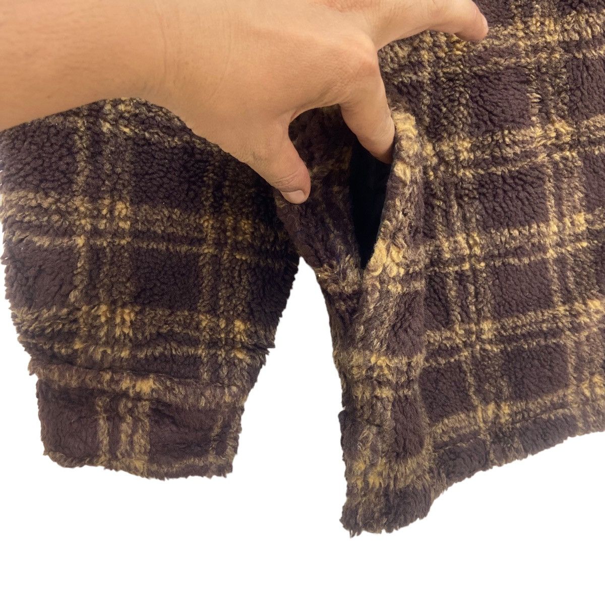 Maui and Sons Maui And Sons Check Fleece Sherpa Jacket Size US S / EU 44-46 / 1 - 7 Thumbnail