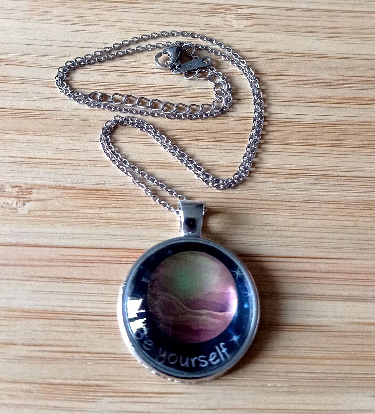 Hysteric Glamour × Japanese Brand × Vintage Punk Tiny Planet Mars Stainless Steel Silver Necklace Unique Size ONE SIZE - 10 Thumbnail