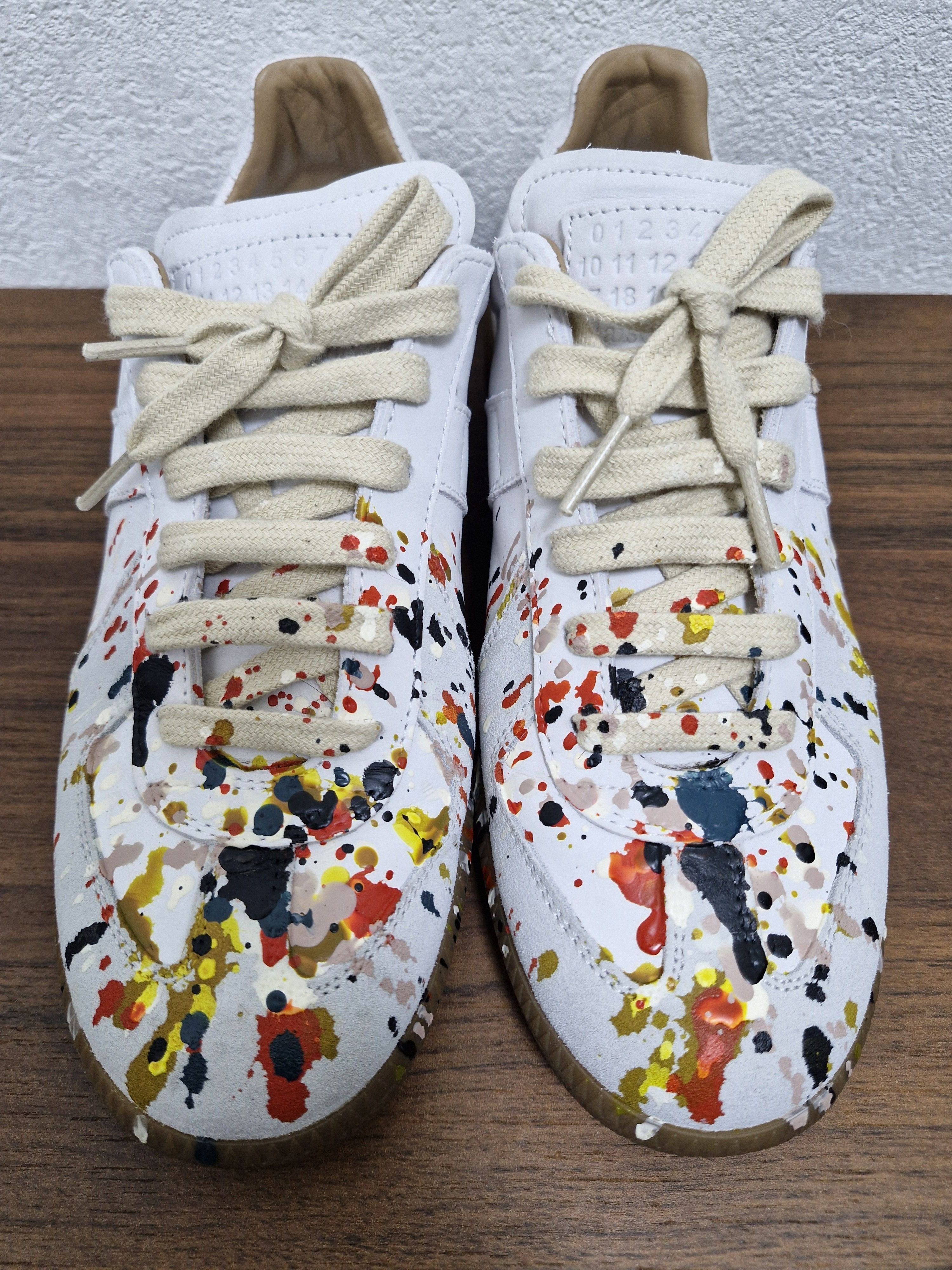 Maison Margiela MAISON MARGIELA Paint Splatter GATs Size US 5.5 / EU 38 - 5 Thumbnail
