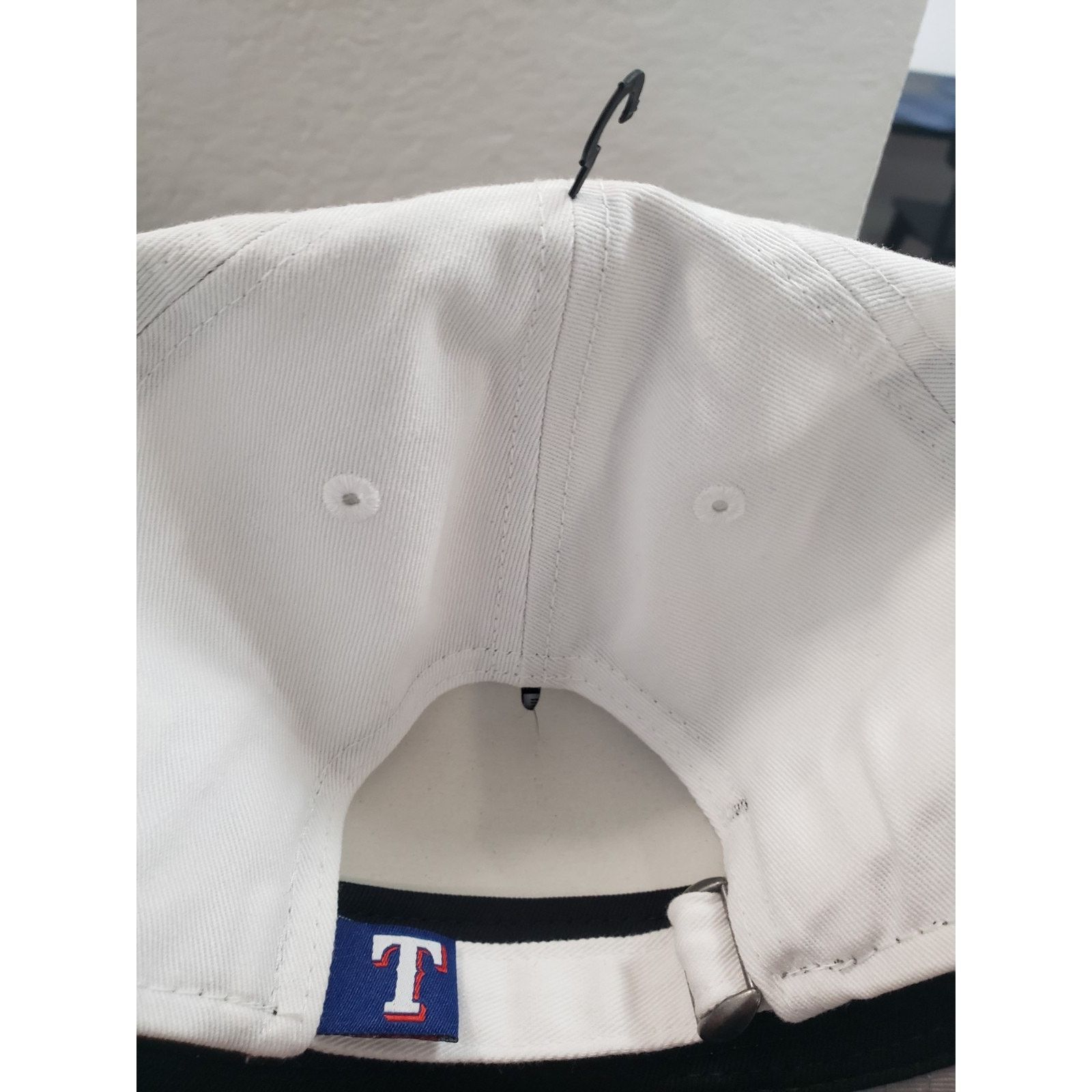 New Era Texas Rangers Hat Court Sport Dad 920 Strap White New Era Size ONE SIZE - 3 Thumbnail