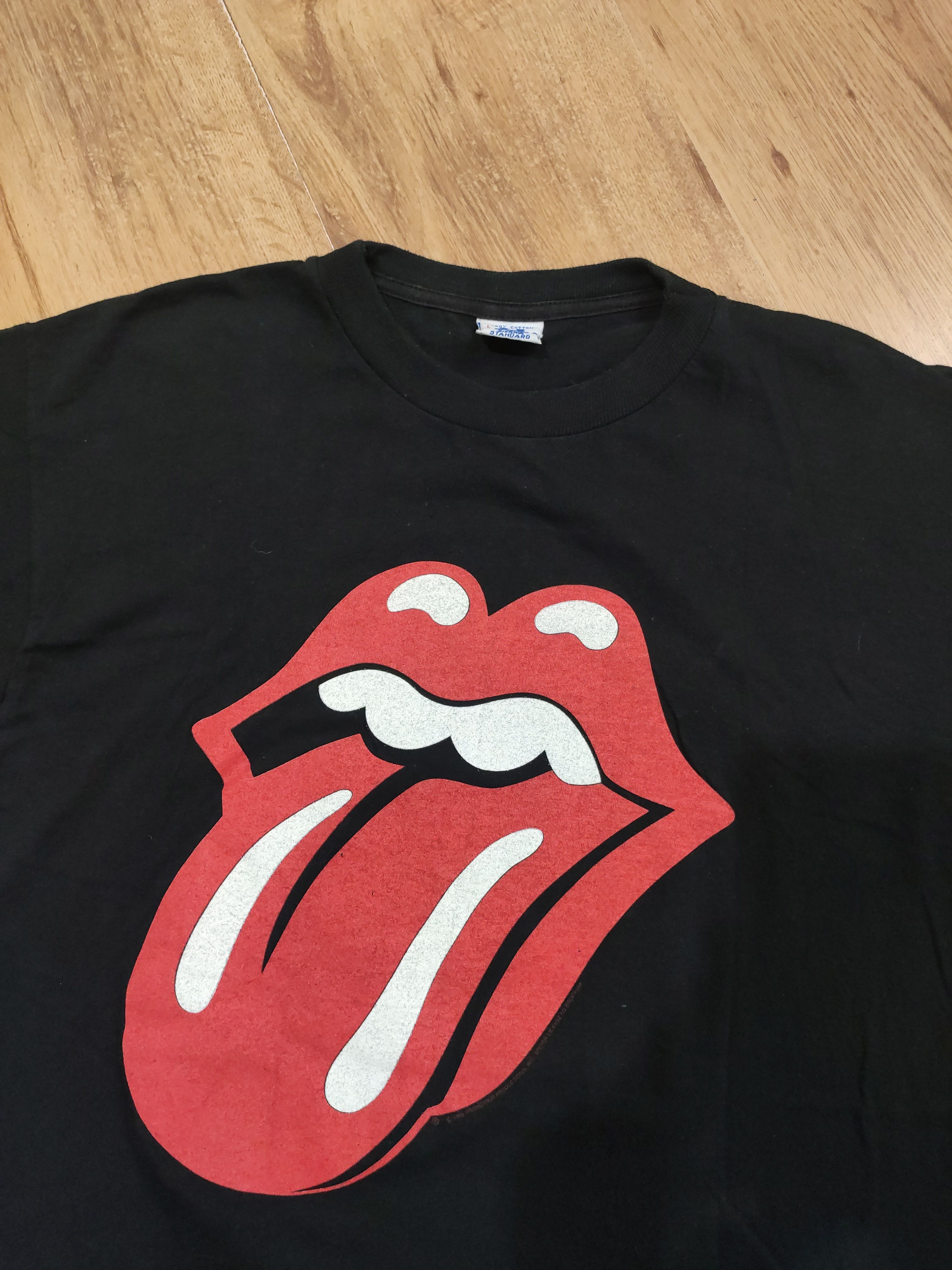The Rolling Stones × Vintage Vintage The Rolling Stones 94/95 World Tour T-Shirt size La Size US L / EU 52-54 / 3 - 3 Thumbnail