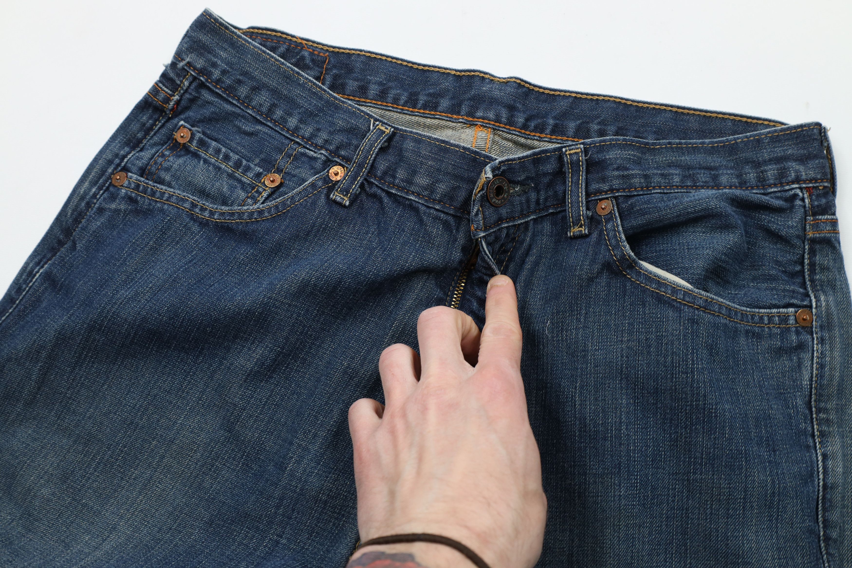 Ralph Lauren × Vintage Vintage Ralph Lauren Relaxed Fit Straight Leg Denim Jeans Size US 32 / EU 48 - 6 Thumbnail