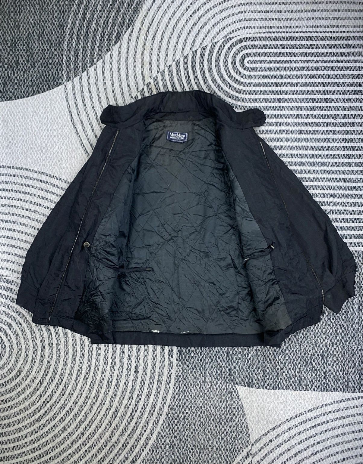 Weekend Max Mara Maxmara Weekend Black Utility Multipocket Zipper Jacket Size M / US 6-8 / IT 42-44 - 6 Thumbnail