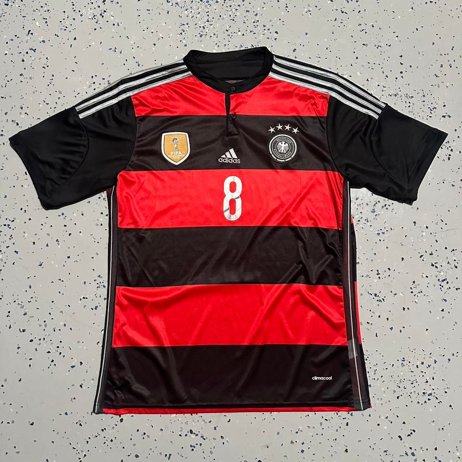 Adidas 2014 Adidas Germany 2014 FIBA World Cup Mesut Ozil Away Kit Size US XL / EU 56 / 4 - 1 Thumbnail