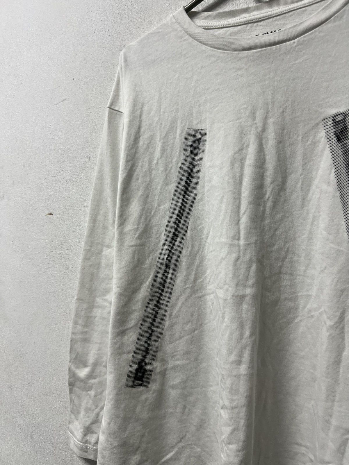Maison Margiela Maison Margiela Longsleeve Mens White Big Logo Size S Size US S / EU 44-46 / 1 - 3 Thumbnail