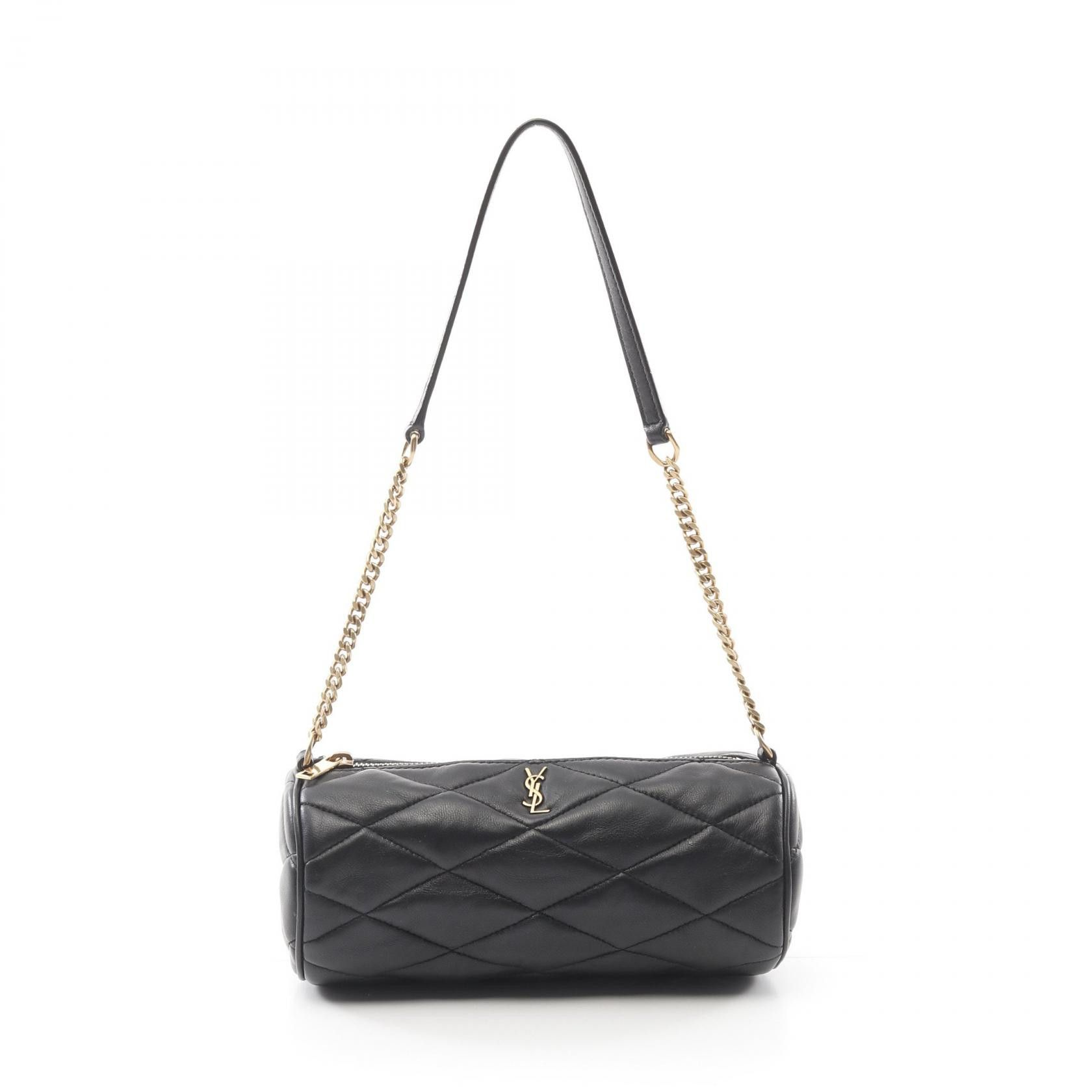 YVES YVES Saint Laurent 699703 Leather Shoulder Bag Leather Shoulder Bag 699703 in Black, Women's