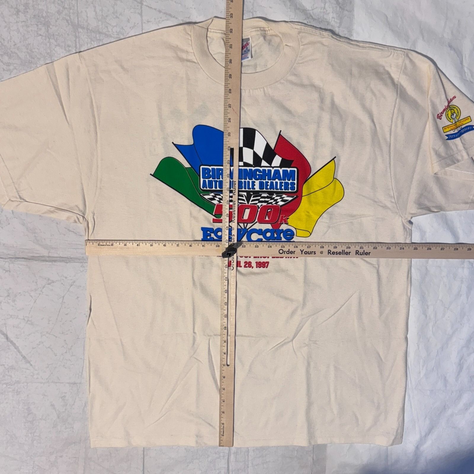 Jerzees Vintage 1997 Birmingham Automobile Dealers Racing Easy Care Size US XXL / EU 58 / 5 - 5 Thumbnail