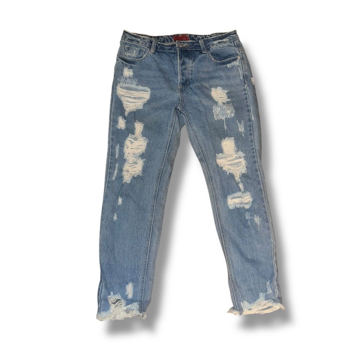 Other Signature8 destroyed buttonfly Boyfriend jeans Size 30" / US 8 / IT 44 - 1 Thumbnail
