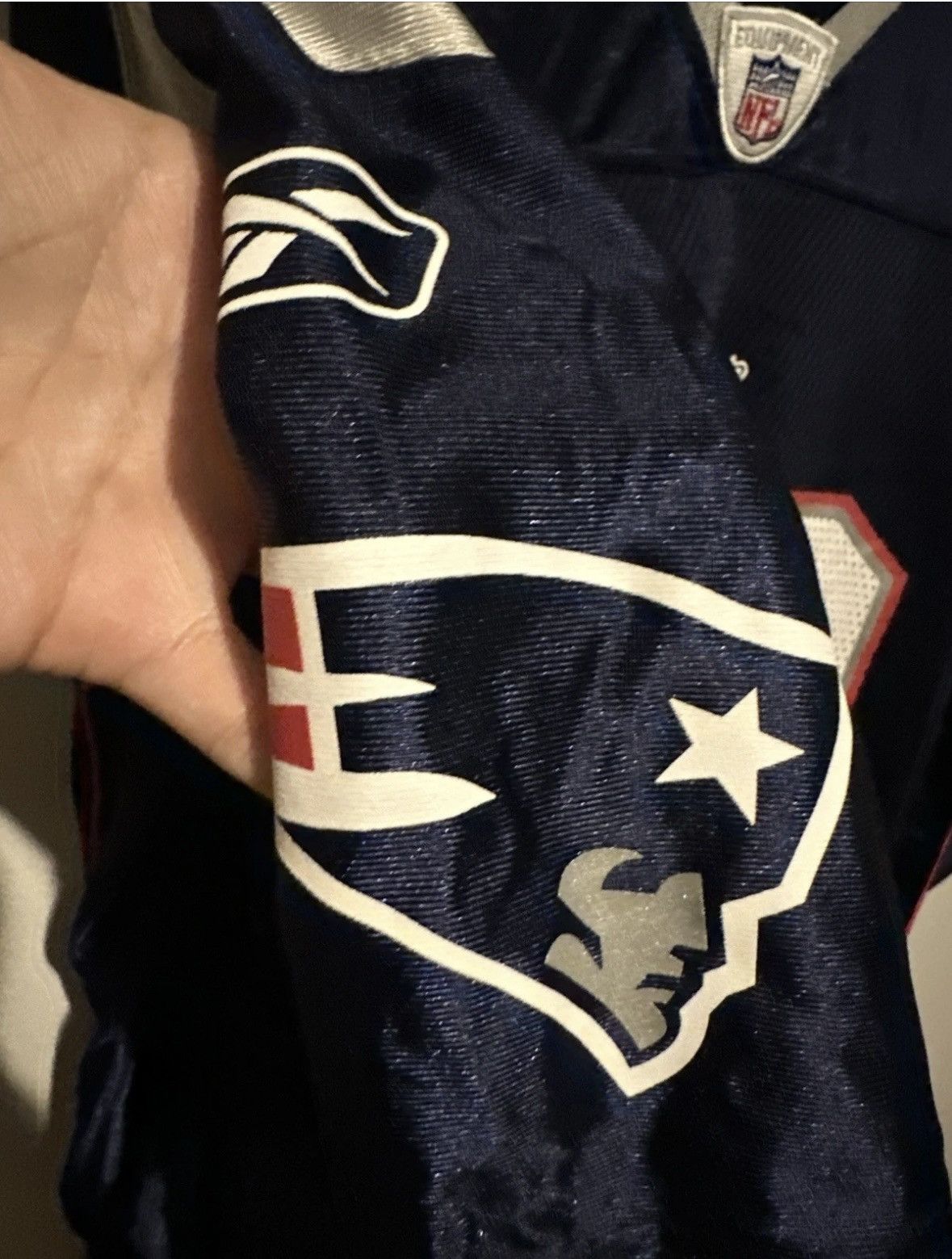 Reebok Tom Brady New England Patriots Jersey Navy Reebok 2002 Size US XL / EU 56 / 4 - 4 Thumbnail