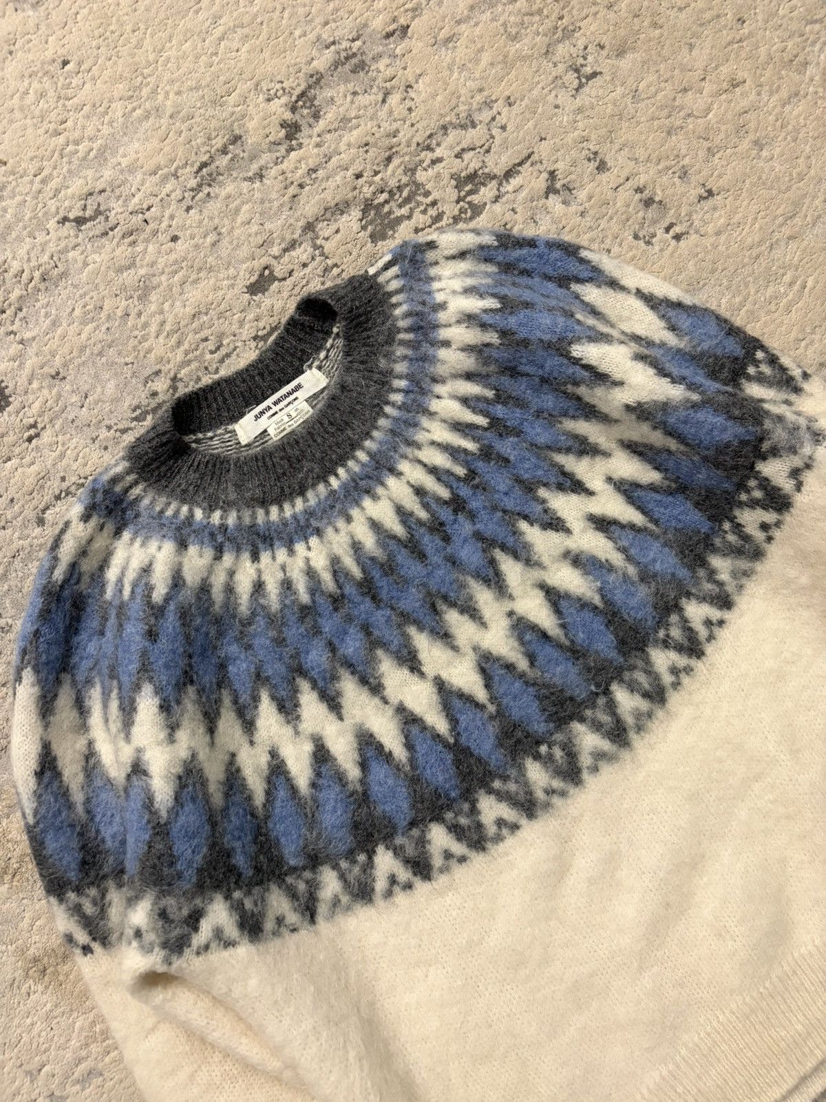 Junya Watanabe Junya Watanabe - AW21 Nordic Argyle Knit Wool Sweater Size US M / EU 48-50 / 2 - 2 Thumbnail