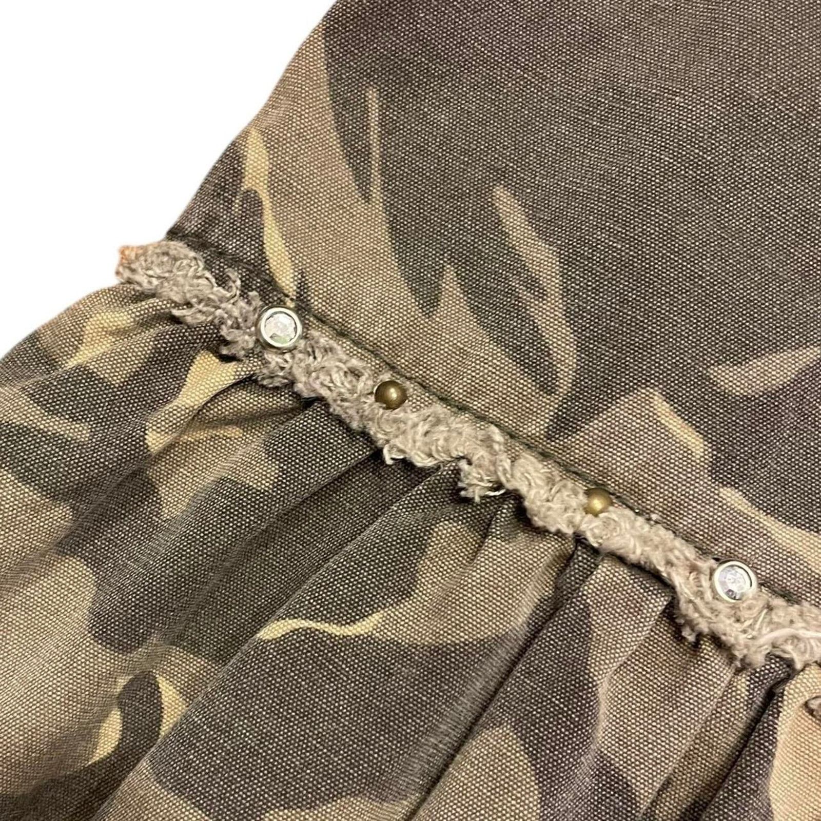 Miss Me VTG Y2K Miss Me utility punk goth camo tiered midi skirt Size 27" / US 4 / IT 40 - 7 Thumbnail