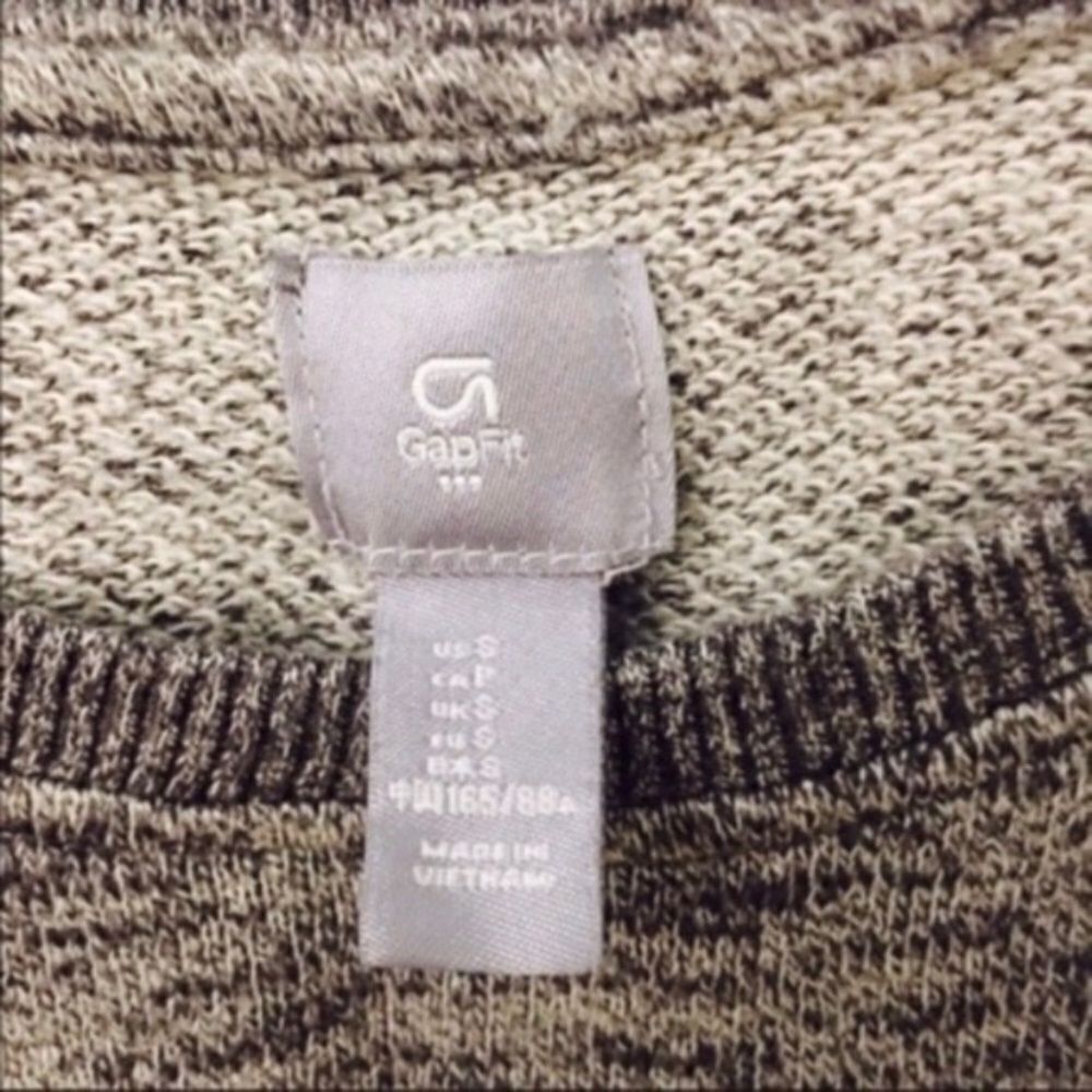 Gap GAP Fit Women’s Gray Sweatshirt S Long Sleeve Pullover with Size S / US 4 / IT 40 - 4 Thumbnail