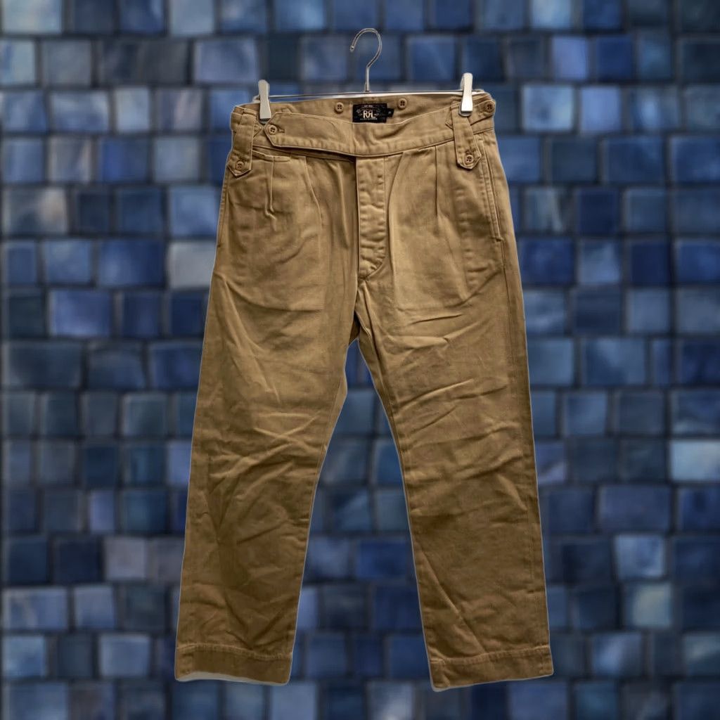 Ralph Lauren RRL Ralph Lauren Cargo Pants Khaki Chino Size 30 Men's Cotton good condition Size US 30 / EU 46 - 1 Thumbnail