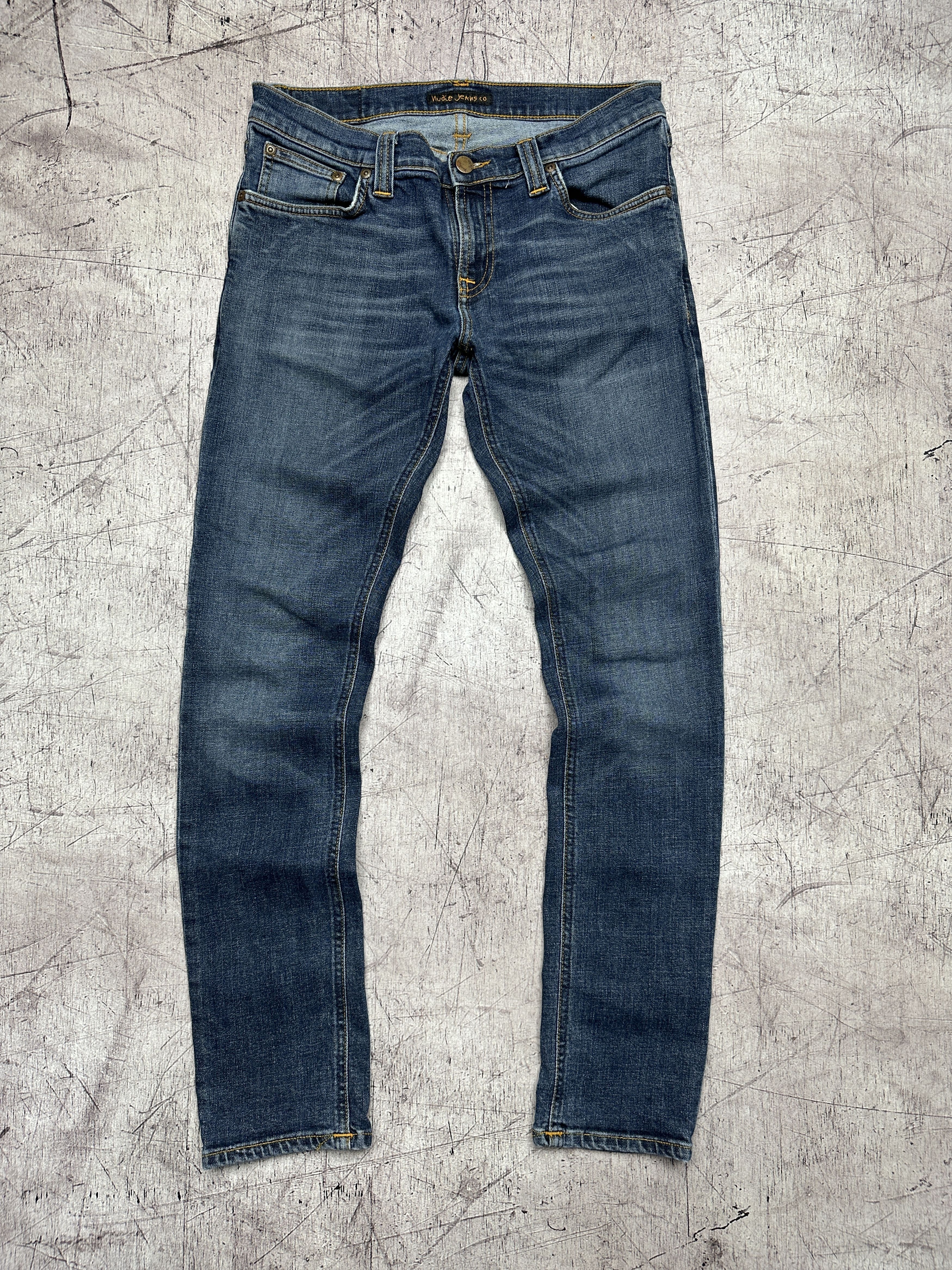 Nudie Jeans Nudie Jeans Tight Long John Mens Denim Pants Size US 30 / EU 46 - 6 Thumbnail