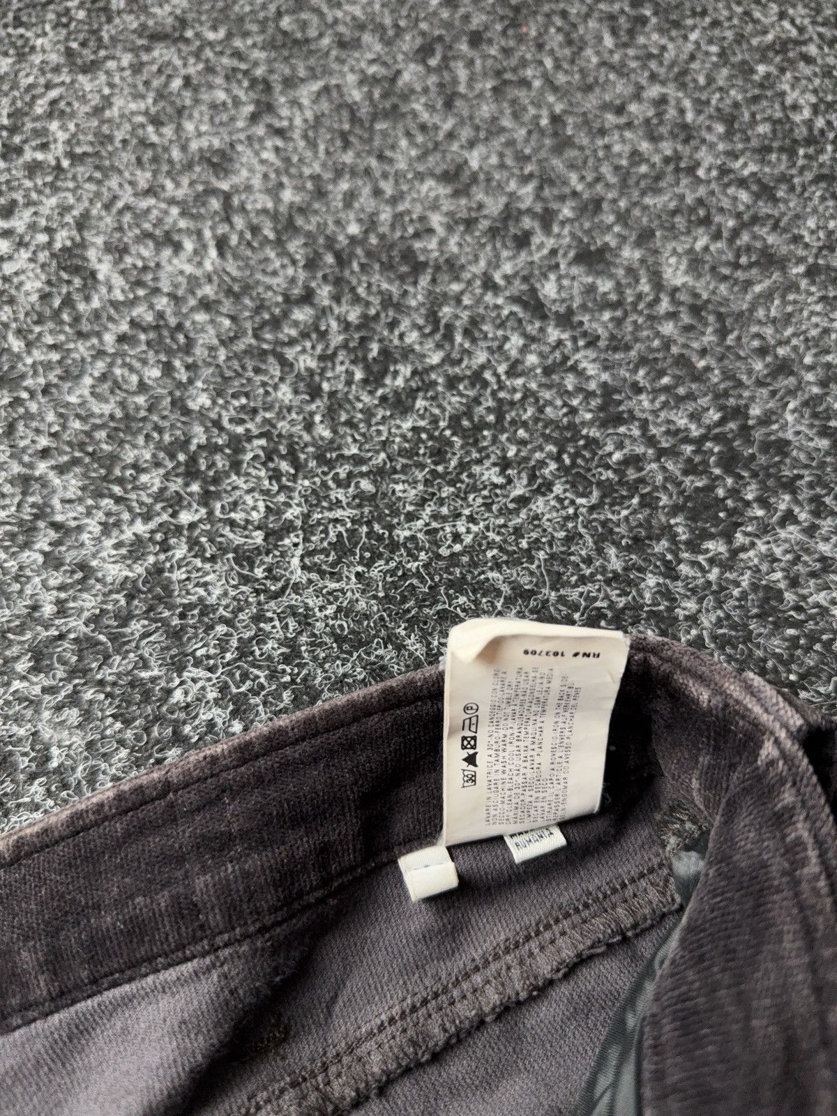 Armani Luxury 00s Armani Jeans AJ Velour Pants Brown Straight Y2K Size 28" / US 6 / IT 42 - 13 Thumbnail