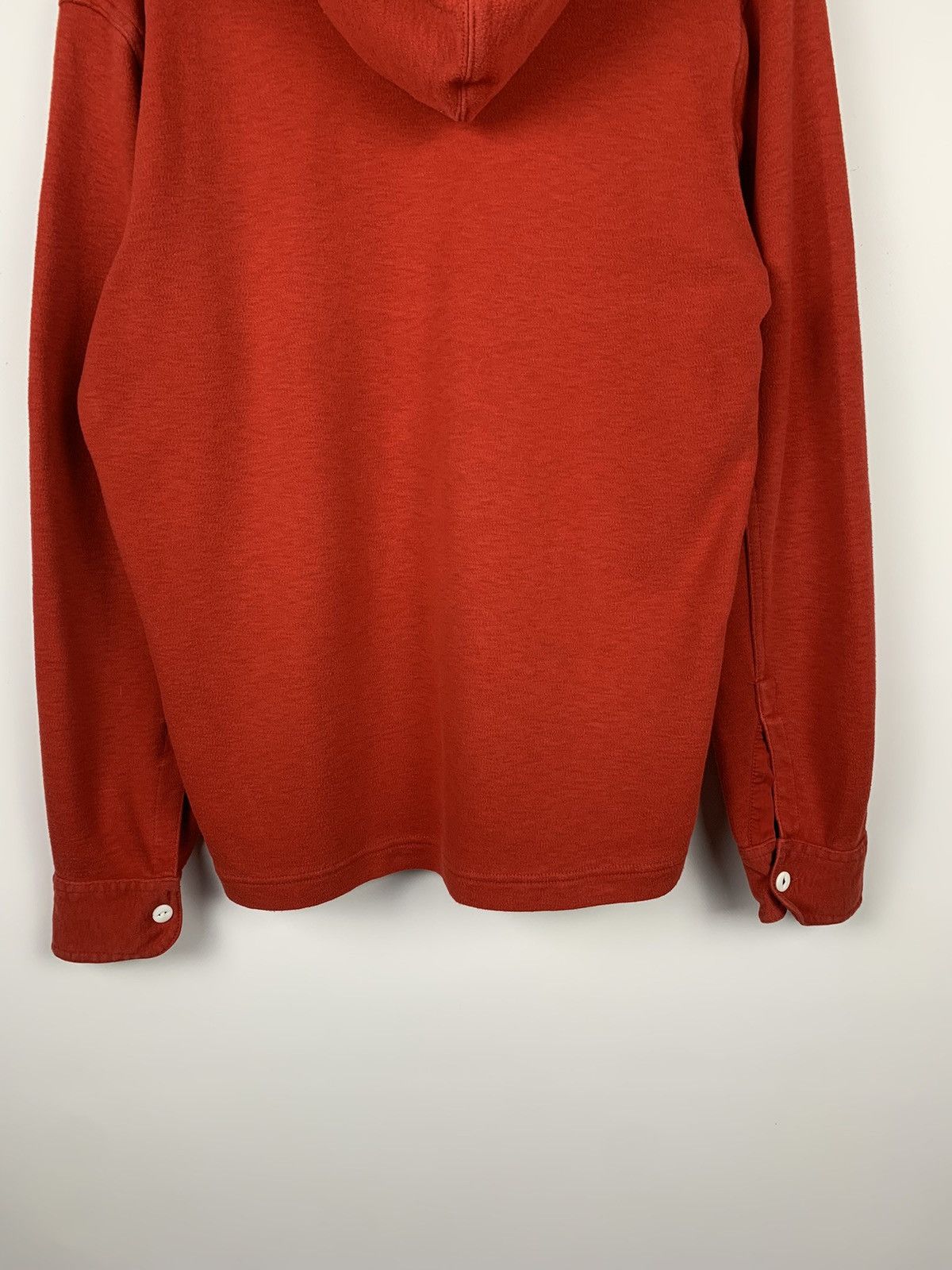 Vintage Y2K Polo Ralph Lauren Heavyweight Hoodie Size S Red