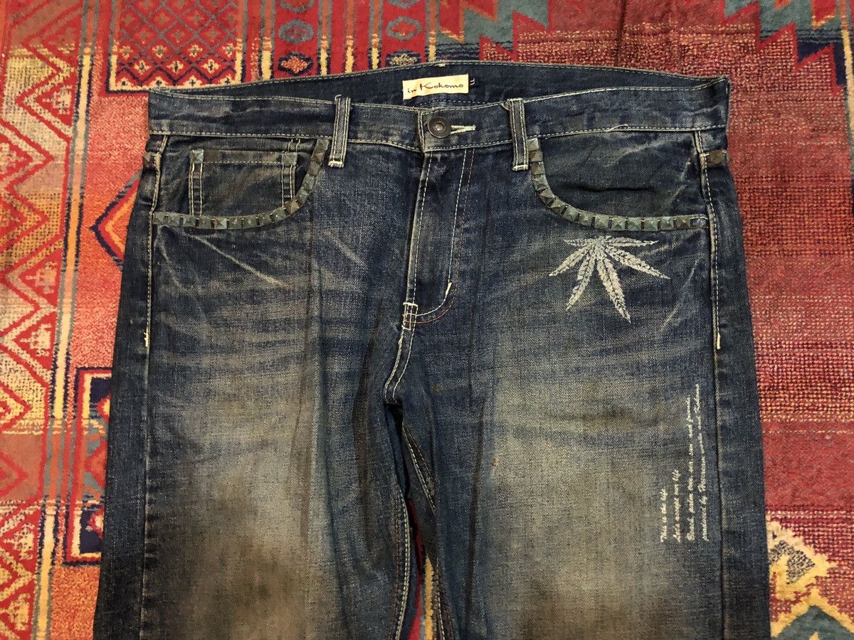 Japanese Brand In Kokomo Studded Denim Jeans Size US 36 / EU 52 - 3 Thumbnail