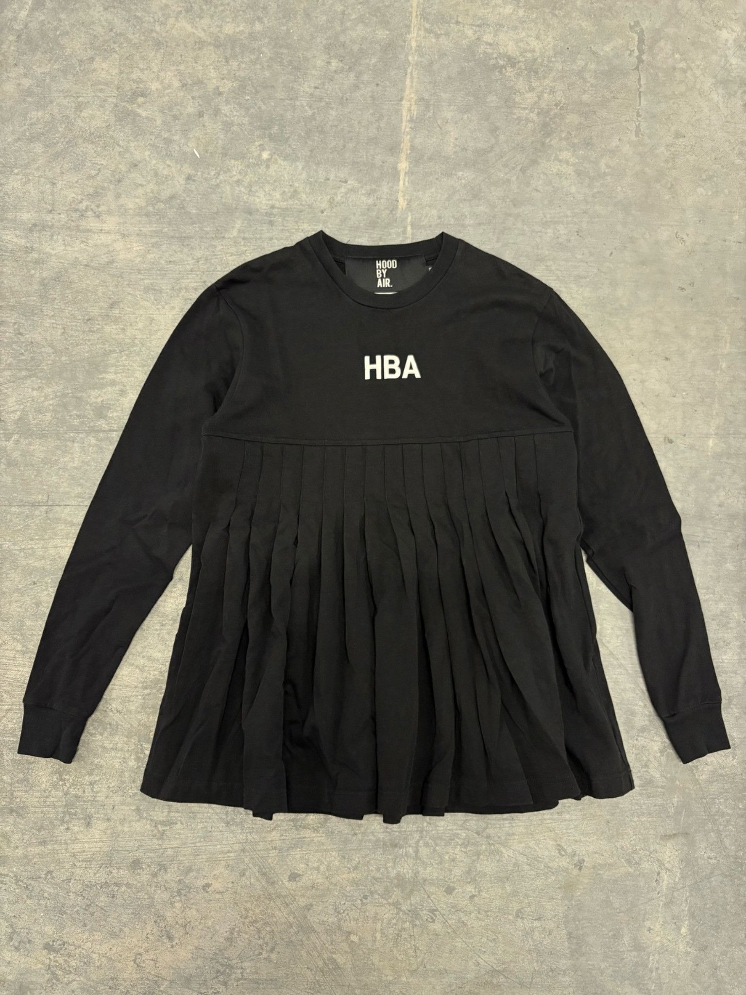 Hood By Air Pleated Long Sleeve T Shirt Size US XS / EU 42 / 0 - 2 Thumbnail