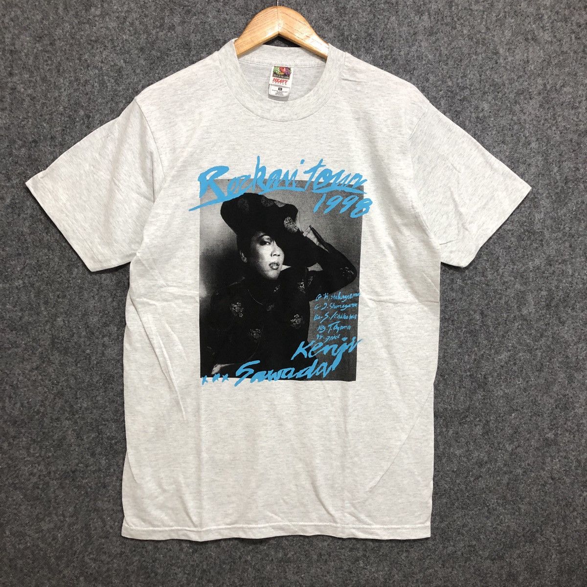Vintage Vintage Kenji Sawada Rockan Tour 1998 T-Shirt Size US M / EU 48-50 / 2 - 1 Thumbnail
