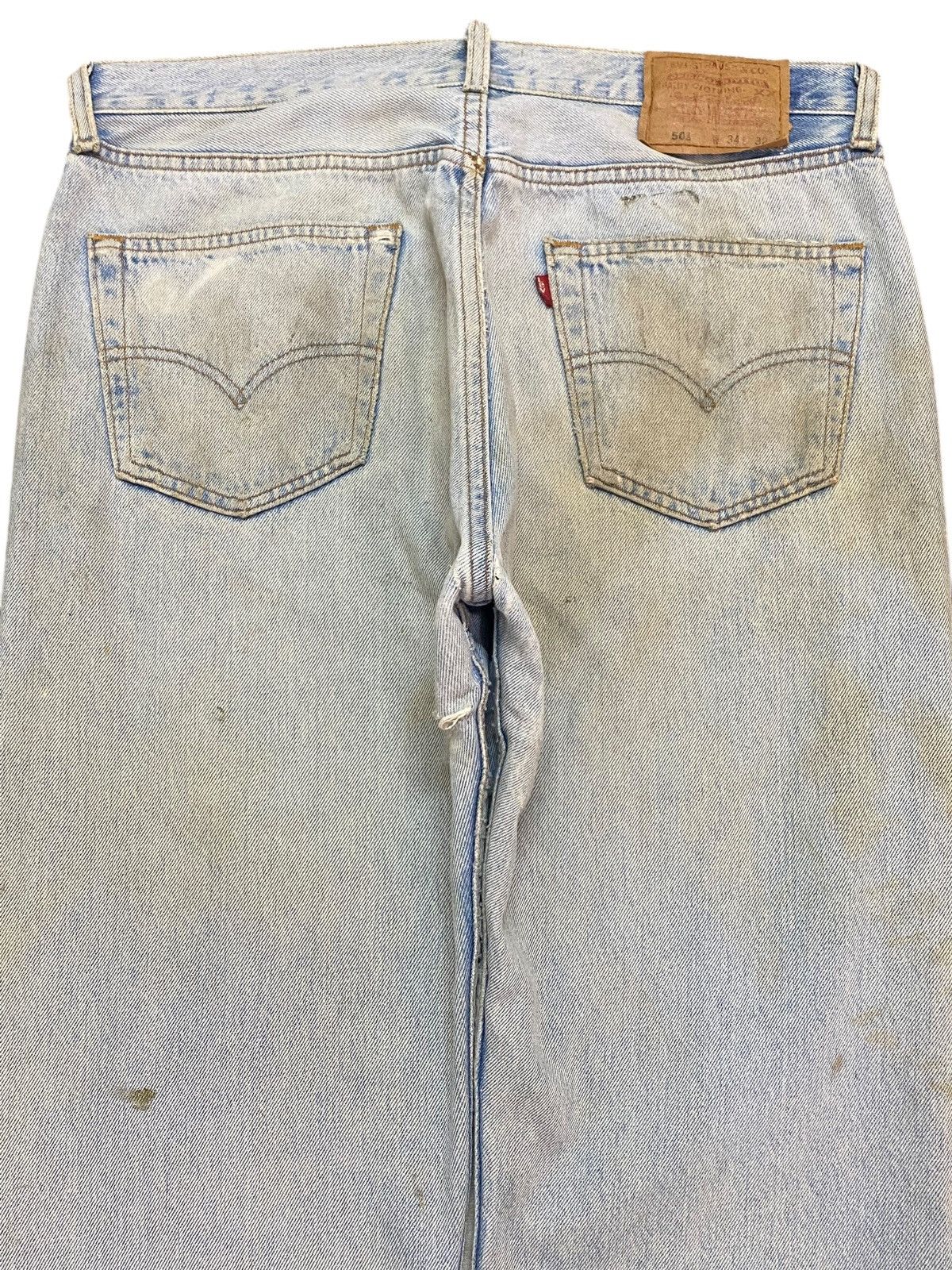 Levi's Vintage Clothing Vintage levis 501 90’s Grunge Distressed Loose Jeans Size US 34 / EU 50 - 4 Thumbnail