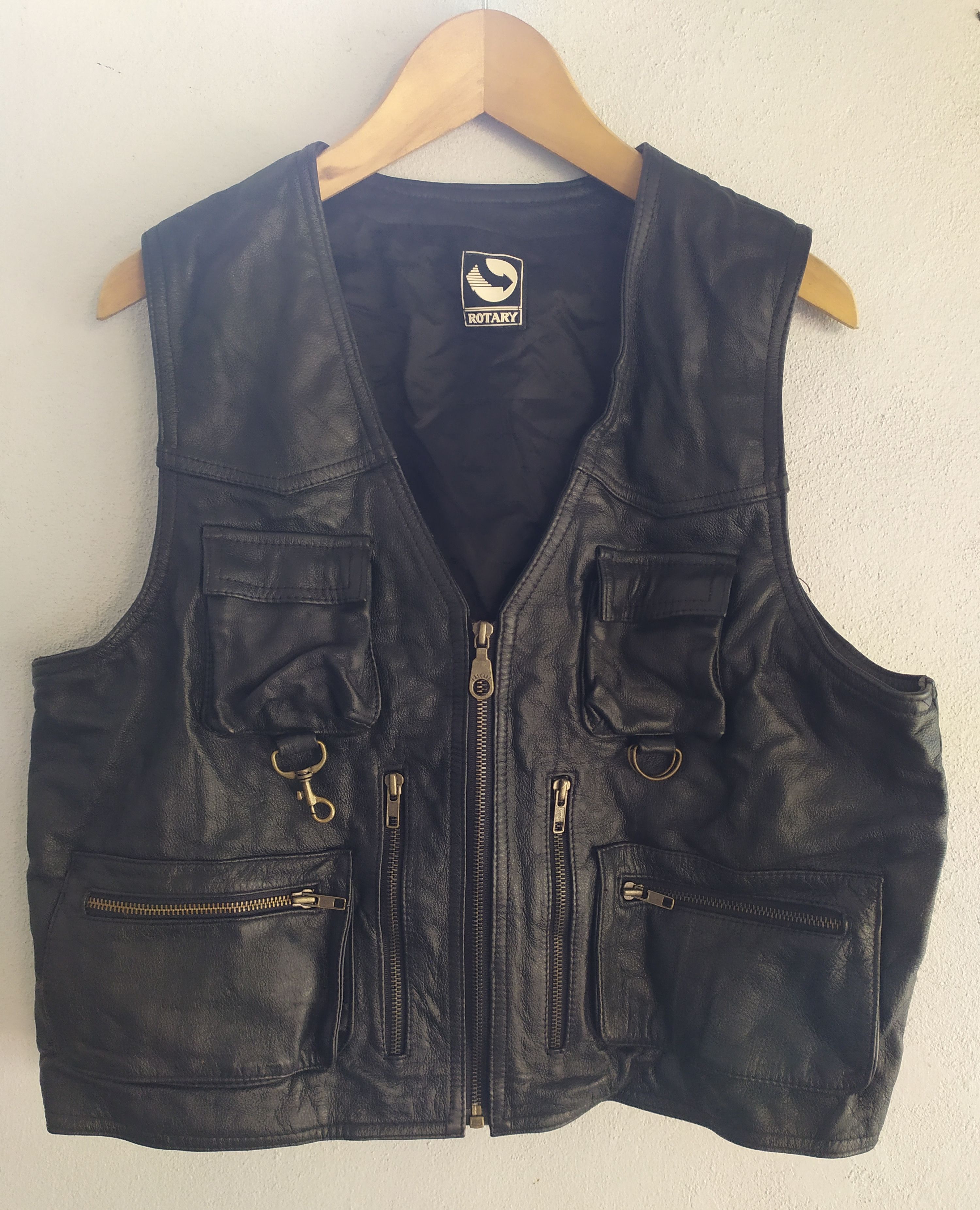 Japanese Brand Vintage Leather Vest Size US M / EU 48-50 / 2 - 1 Thumbnail