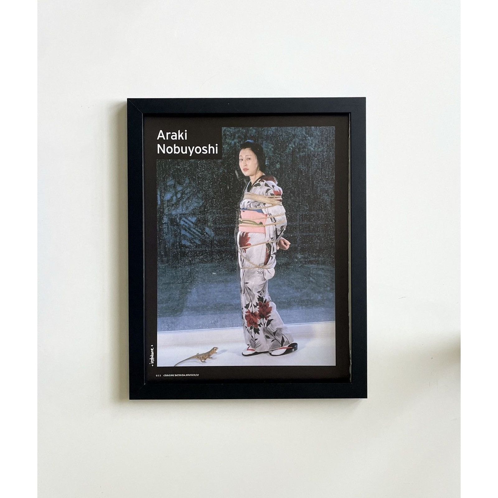 Chrome Hearts × Japanese Brand × Vintage Chrome Hearts Araki Nobuyoshi artwork Poster framed 9x11 Size ONE SIZE - 1 Thumbnail