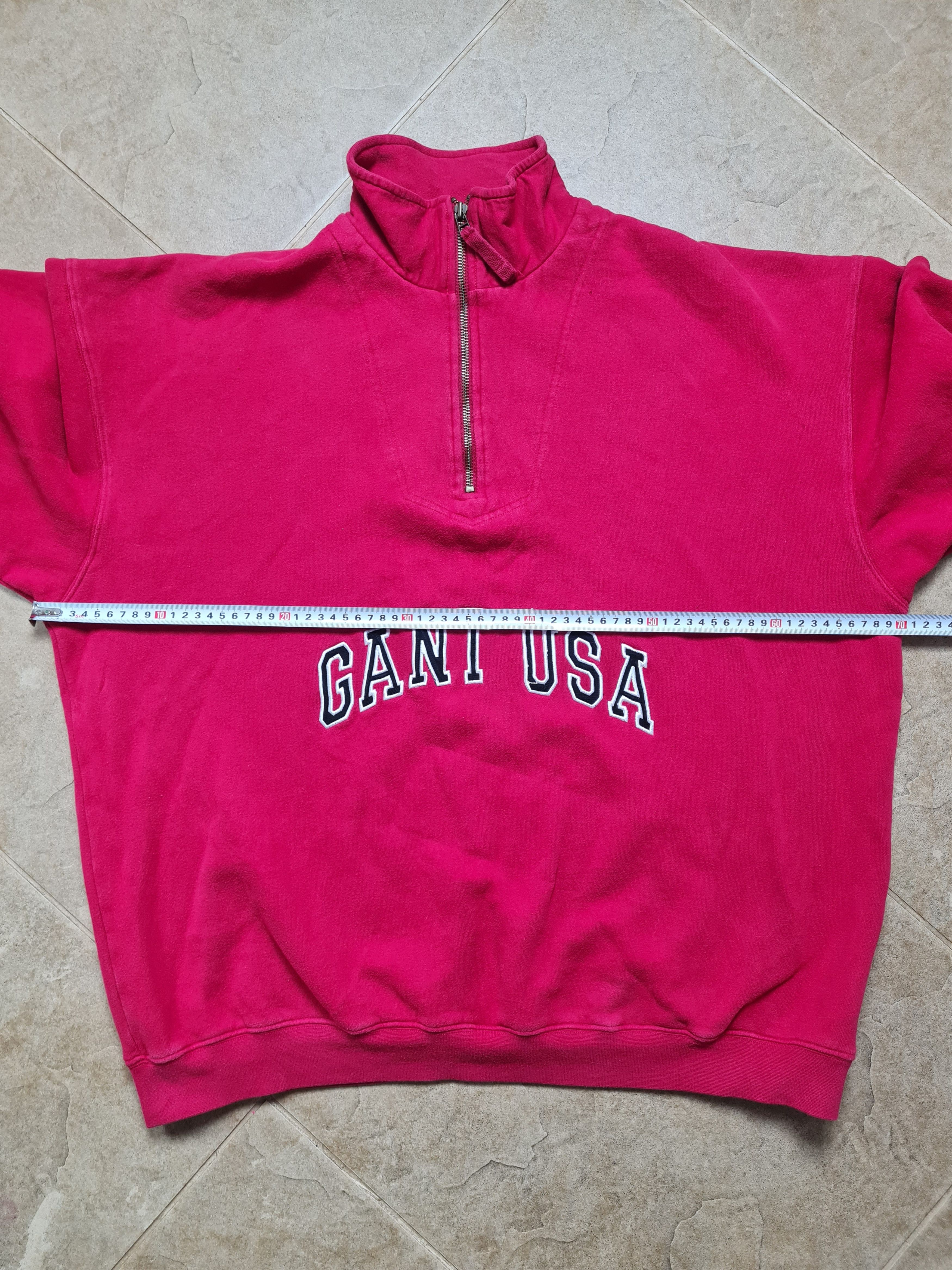 Gant Gant USA Embroidered Big Spellout Gant Streetwear Half Zip Size US XL / EU 56 / 4 - 8 Thumbnail