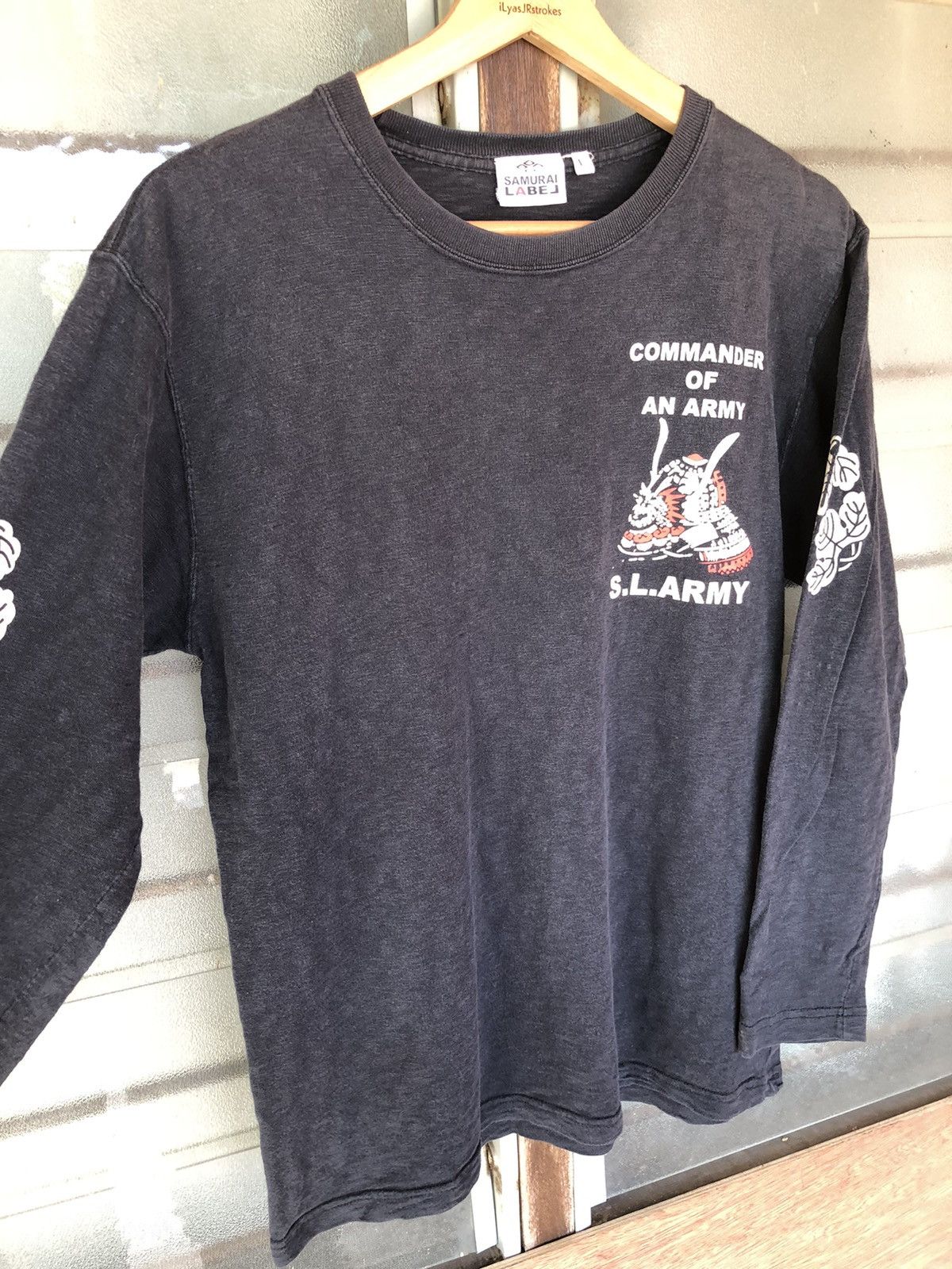 Japanese Brand Vintage Samurai Label Commander Of An Army Japan Shirt Tee Size US M / EU 48-50 / 2 - 6 Thumbnail