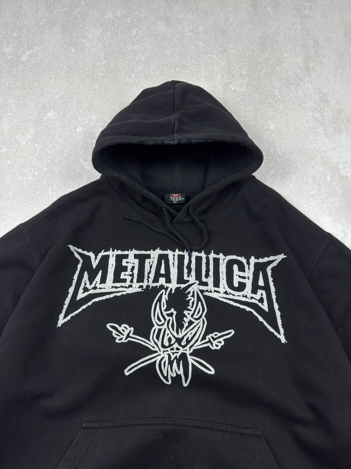 Metallica Vintage 00s Metallica Black Hoodie Skull & Girl Rock Heavy Size US XL / EU 56 / 4 - 9 Thumbnail