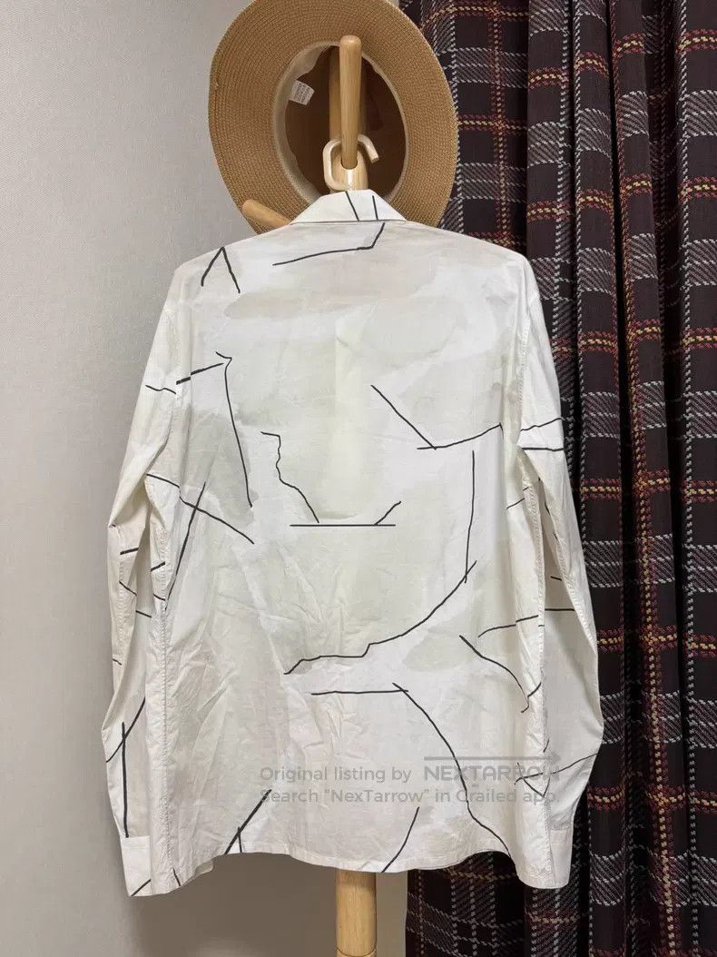Hermes Hermes Casual shirt. Full body ink line pattern, lightweig Size US XXS / EU 40 - 2 Thumbnail