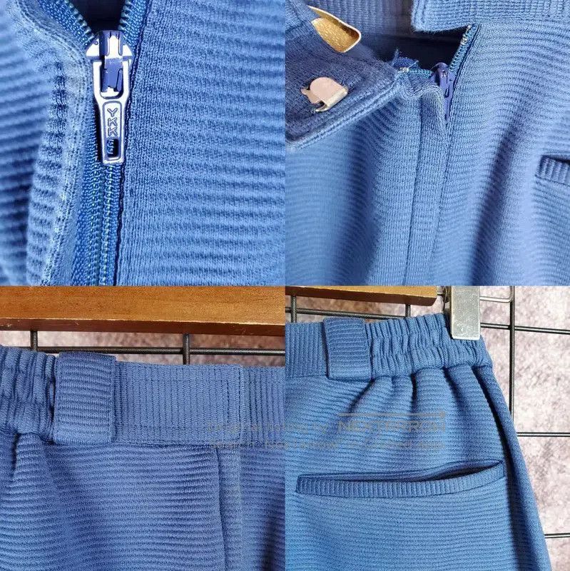 Dior Embroidered Blue Midi Skirt for Women .
