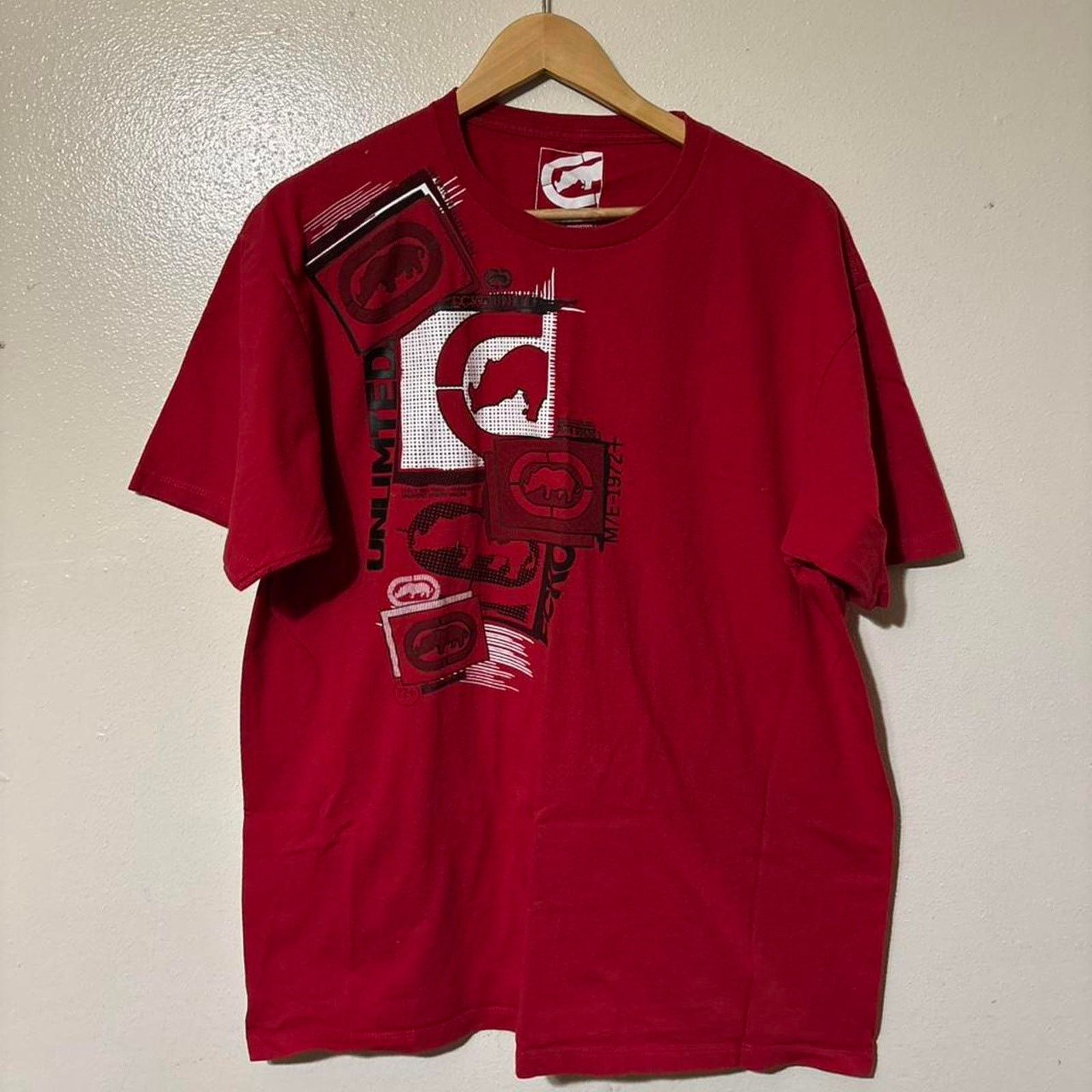 Ecko Unltd. Ecko Untld. Red Y2K Grunge Style Graphic T-Shirt Size 2XL Size US XXL / EU 58 / 5 - 1 Thumbnail