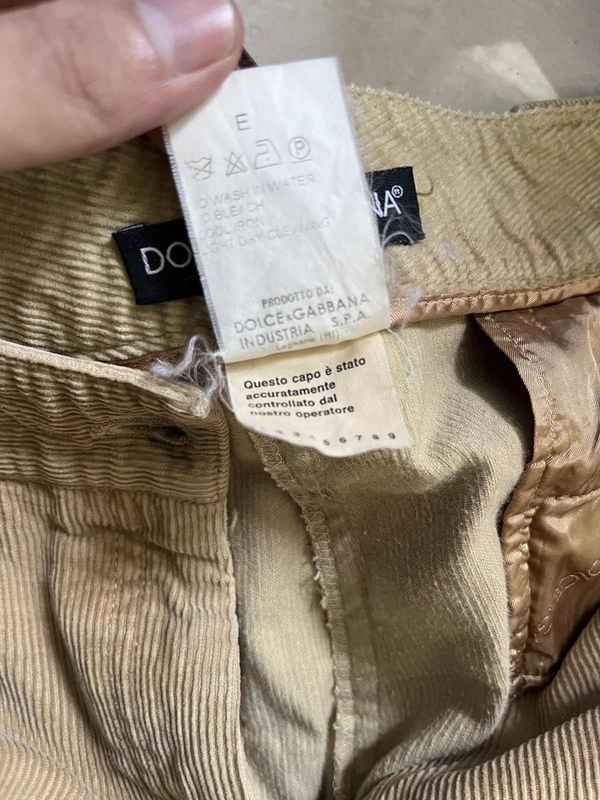 Dolce & Gabbana 2000s Dolce&Gabbana Corduroys Pants Size US 32 / EU 48 - 7 Thumbnail