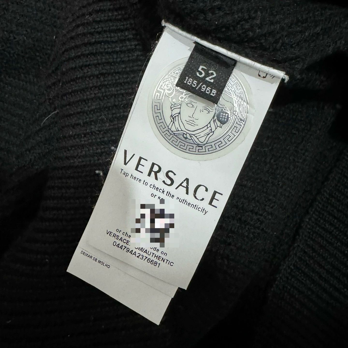 Versace Versace black wool sweater IT 52 Size US L / EU 52-54 / 3 - 4 Thumbnail