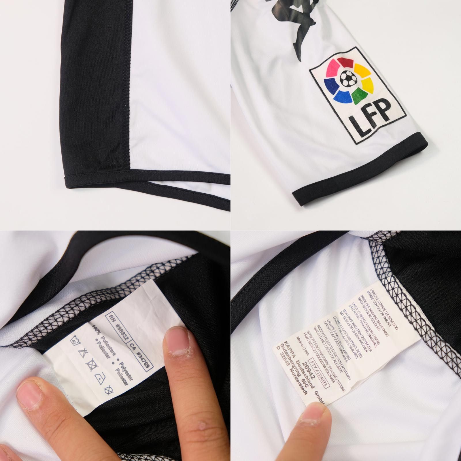 Kappa 2010/11 Valencia Home Shirt Vicente (S) Size US S / EU 44-46 / 1 - 6 Thumbnail