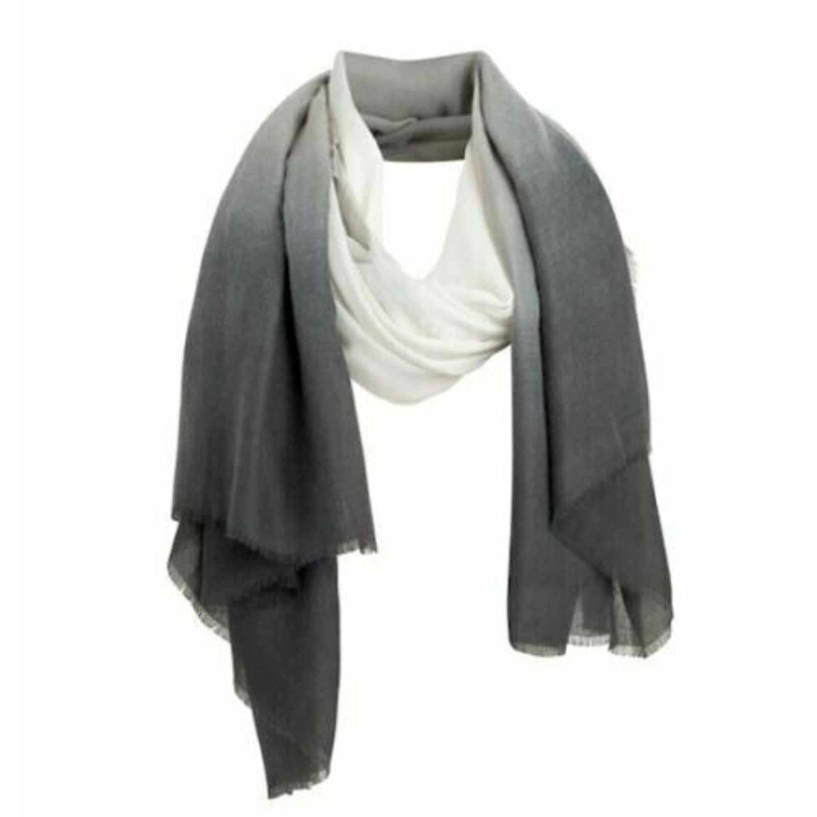 Other Carly Cushnie Horizon Grey Ombre Scarf Gray Rachel Zoe Size ONE SIZE - 1 Thumbnail