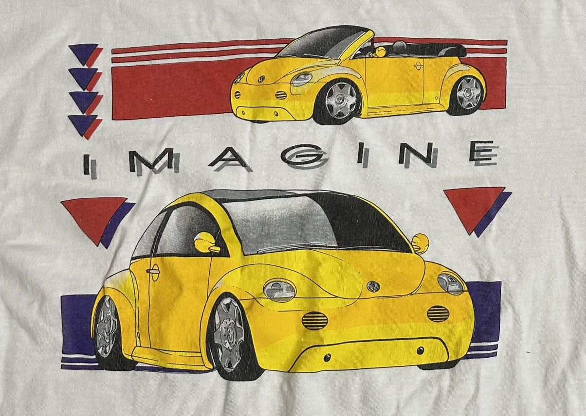 Vintage Vintage VW beetle promotion shirt Size US XL / EU 56 / 4 - 2 Thumbnail