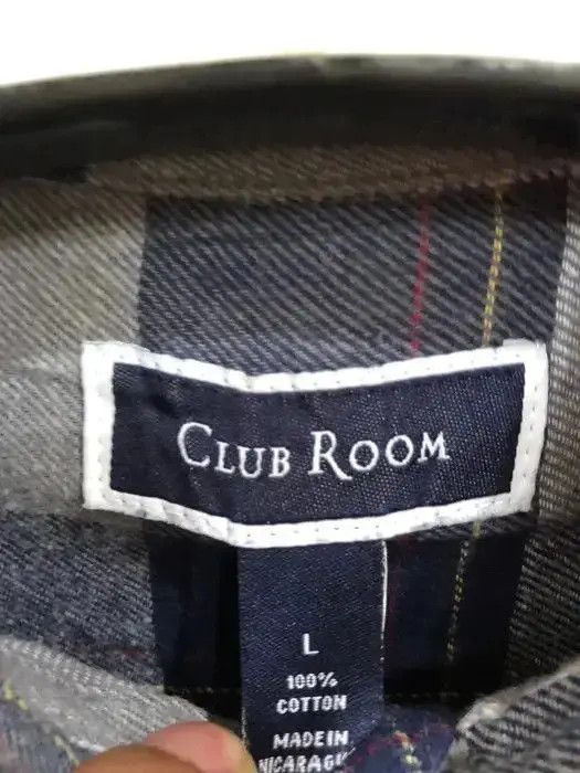 Vintage Vintage Club Room Plaid Tartan Flannel Shirt 👕 Size US M / EU 48-50 / 2 - 3 Thumbnail