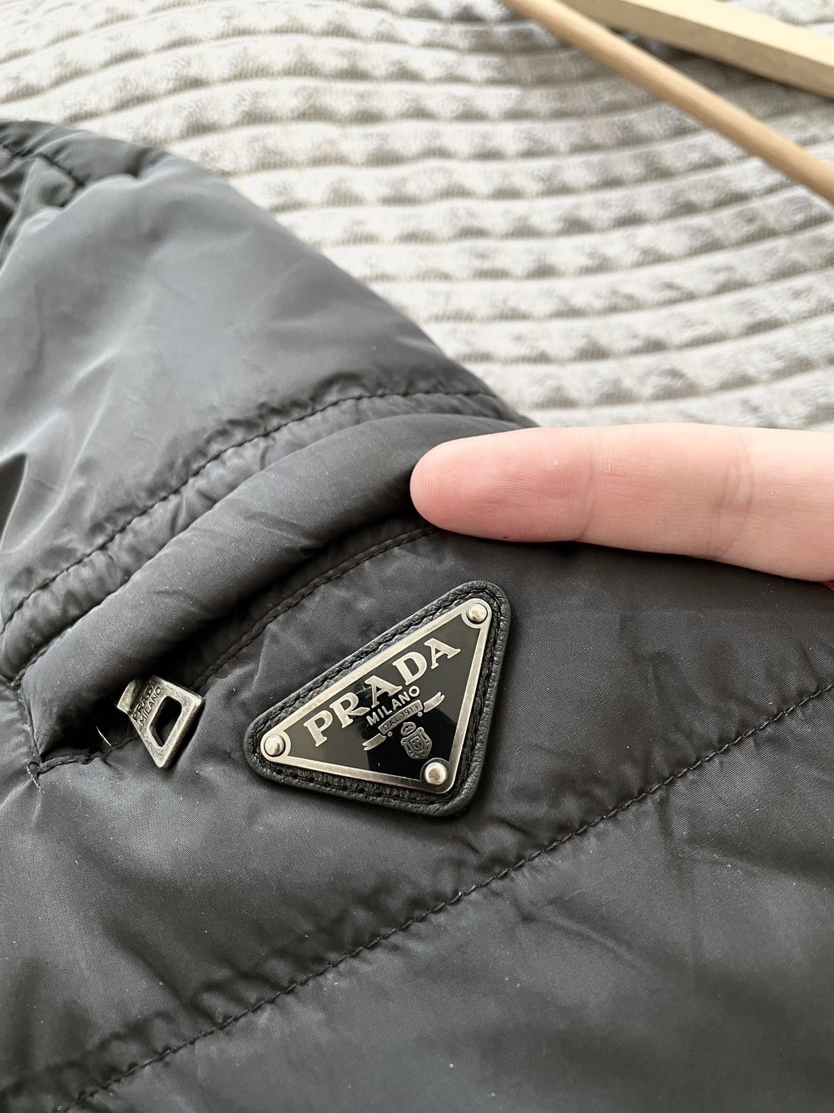 Prada Prada Milano Hybrid Puffer Down Triangle Badge Logo Jacket Size US M / EU 48-50 / 2 - 10 Thumbnail